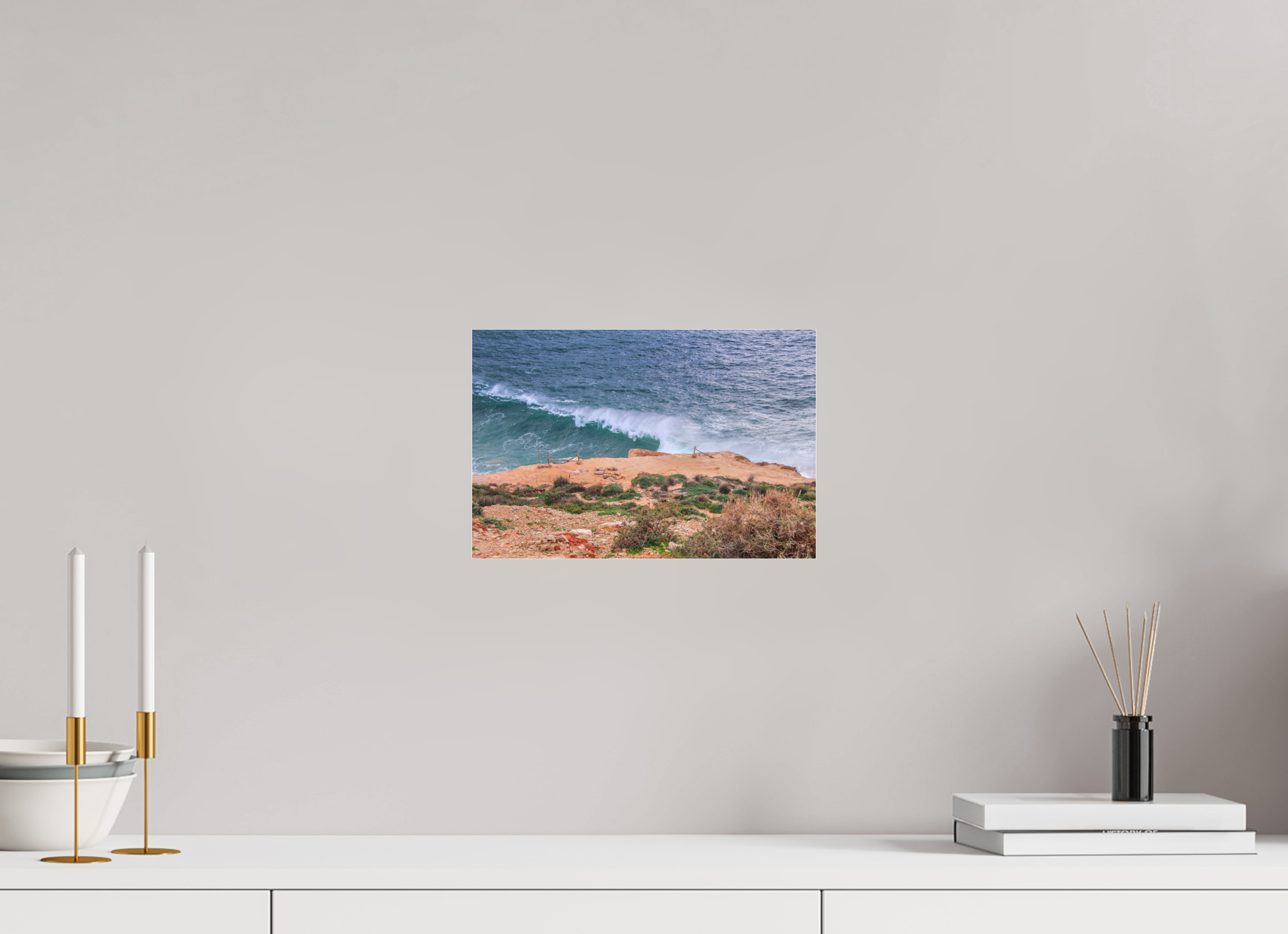 30 x 20 cm, Photo Print Under Acrylic Glass À la Lisière des Abîmes