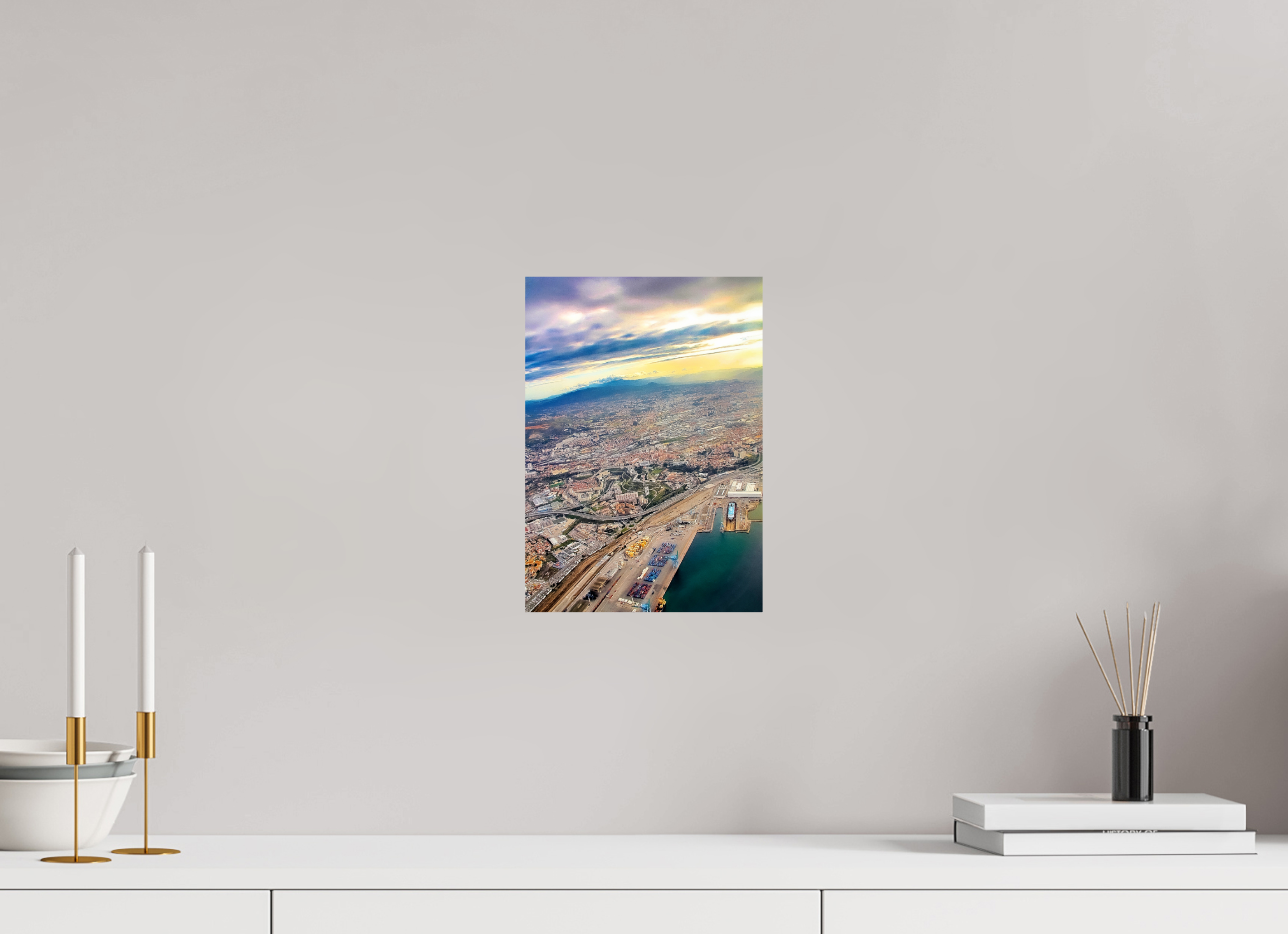 ISO A4 (21 x 29,7 cm), Photo Print On Fuji Crystal DP II Marseille, Poème des Calanques