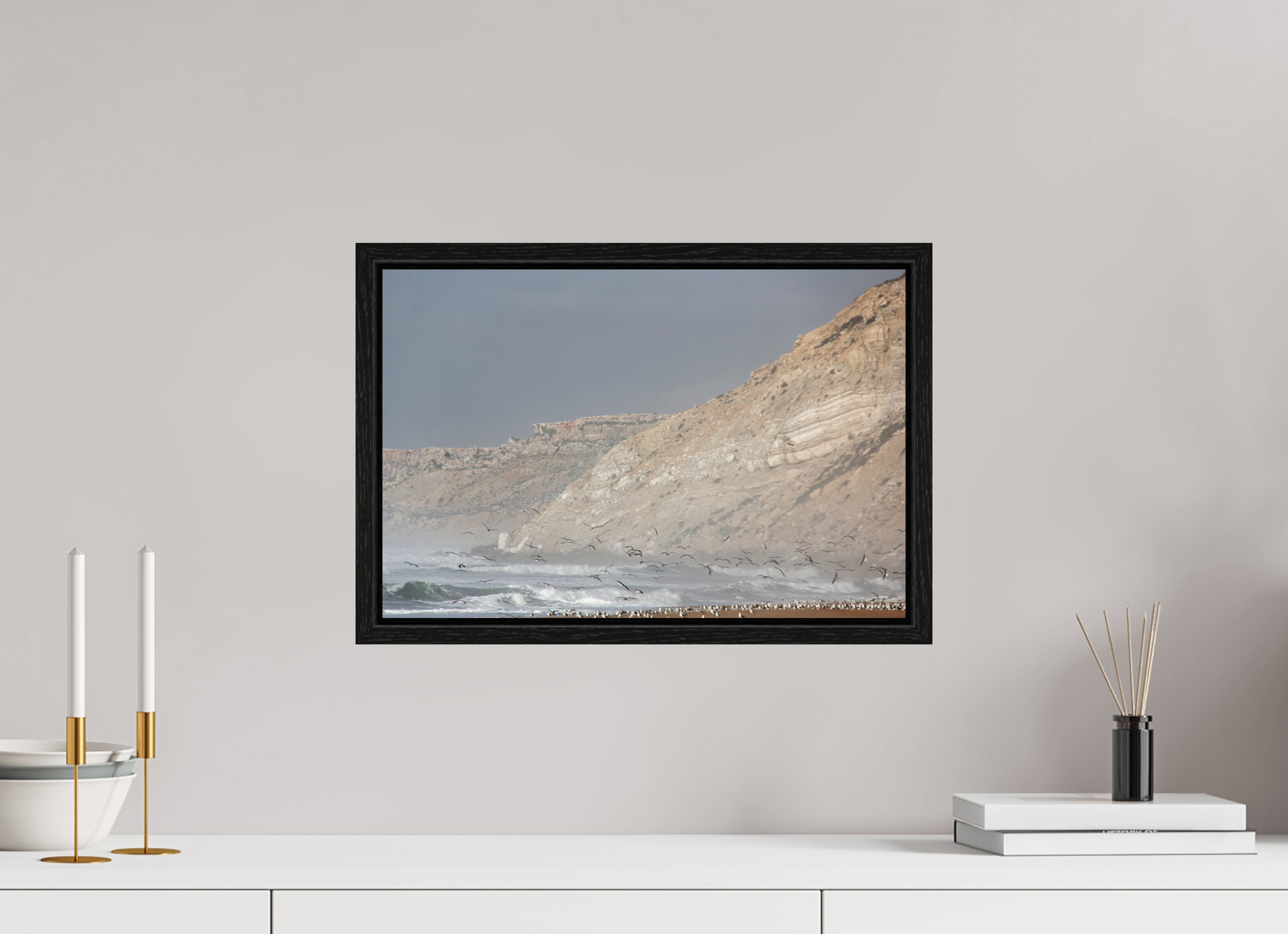 45 x 30 cm, Floater Frame Échos de l'Océan