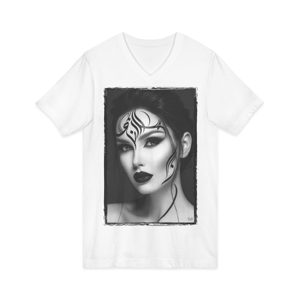 L'Encre sur la Peau — T-Shirt Col V | Bybadr