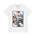 L'Étreinte des Lettres — T-Shirt Col V Unisex | Bybadr