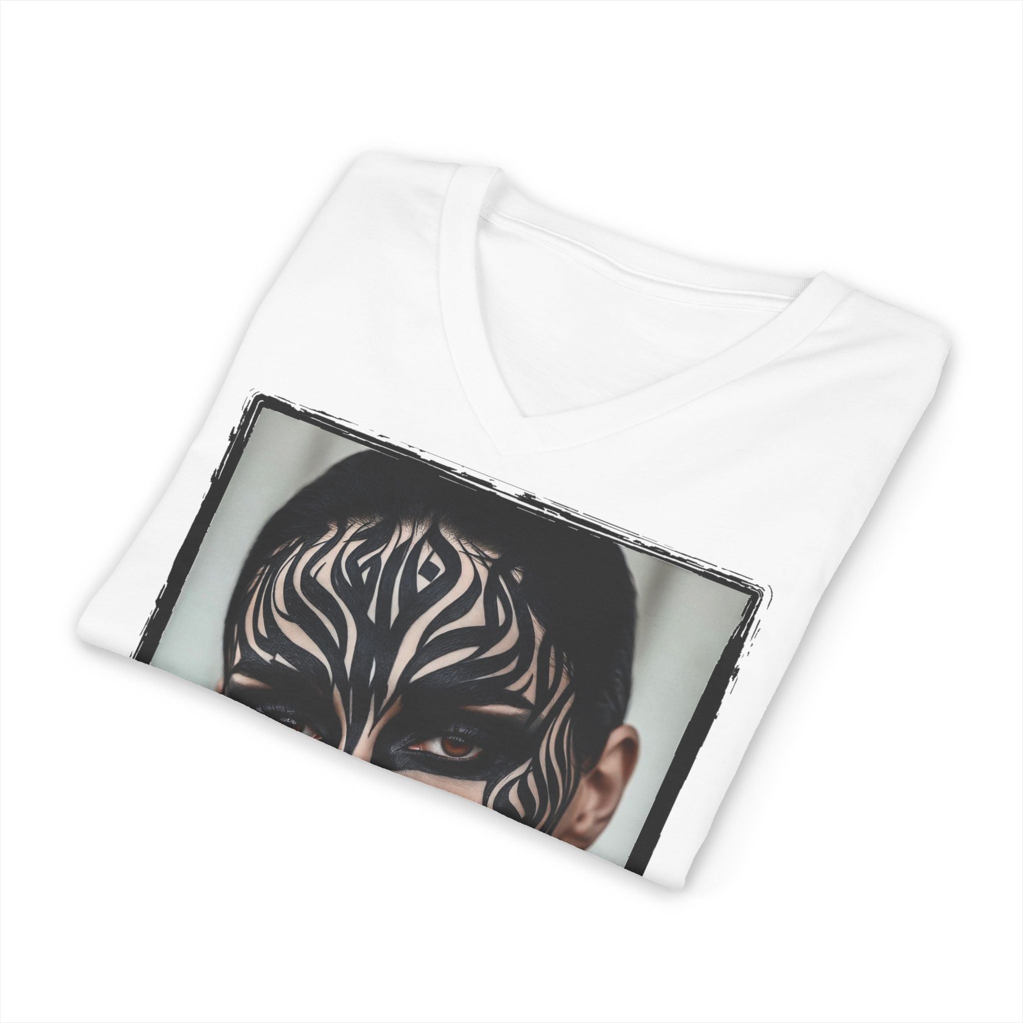 Brûlée de Signes — T-Shirt Col V | Bybadr