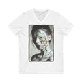 Née des Lettres — T-Shirt Col V Unisex | Bybadr