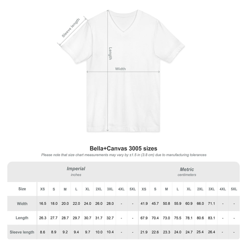 L'Encre sur la Peau — T-Shirt Col V | Bybadr