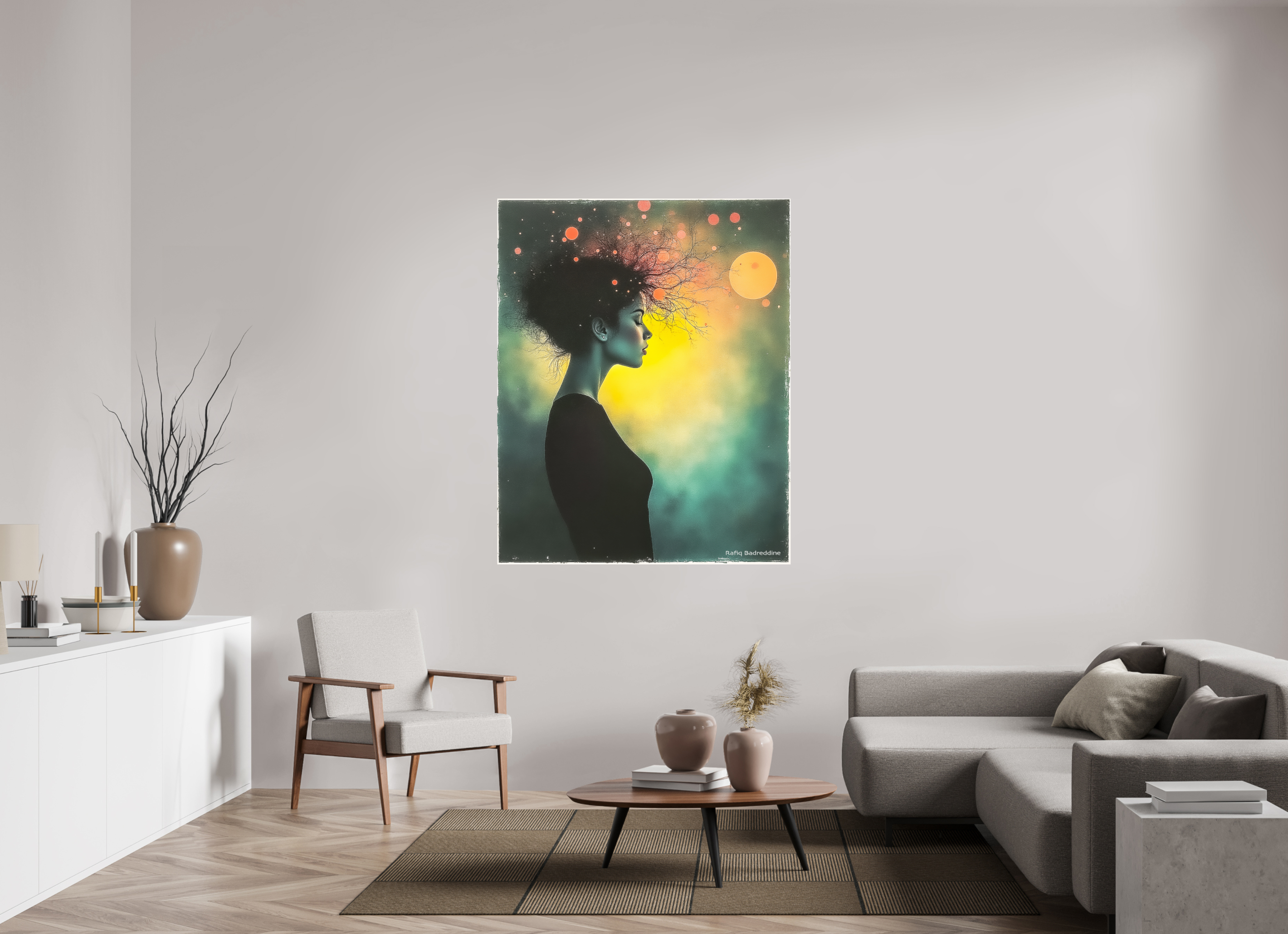 120 x 149,7 cm, Photo Print On Fuji Crystal DP II La Porteuse d’Astres