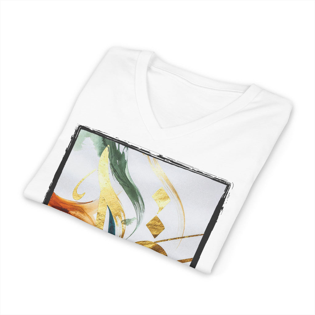 L'Or du Calame — T-Shirt Col V Unisex | Bybadr