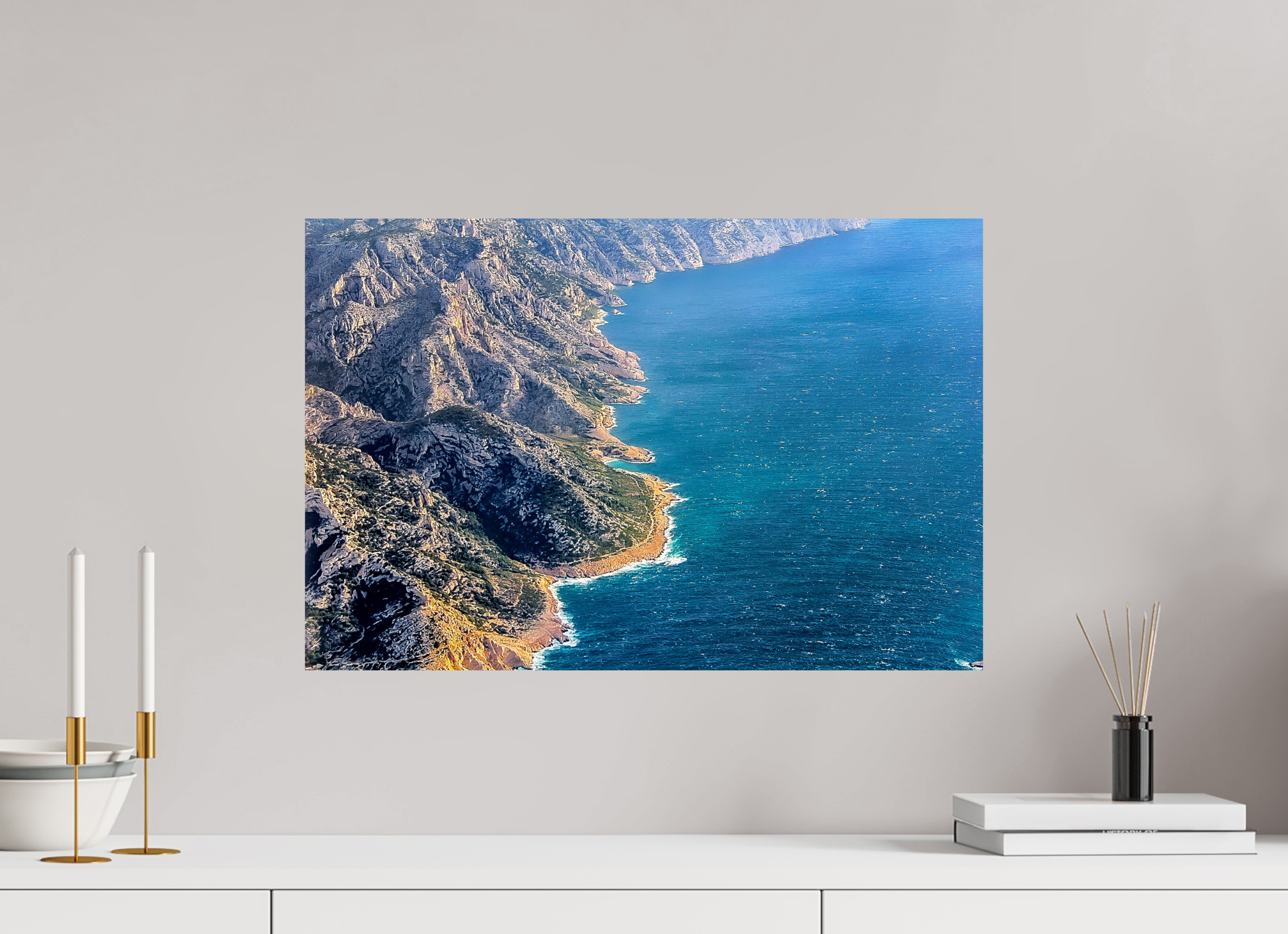 60 x 40 cm, Photo Print On Fuji Crystal DP II Majesté des Côtes de Marseille