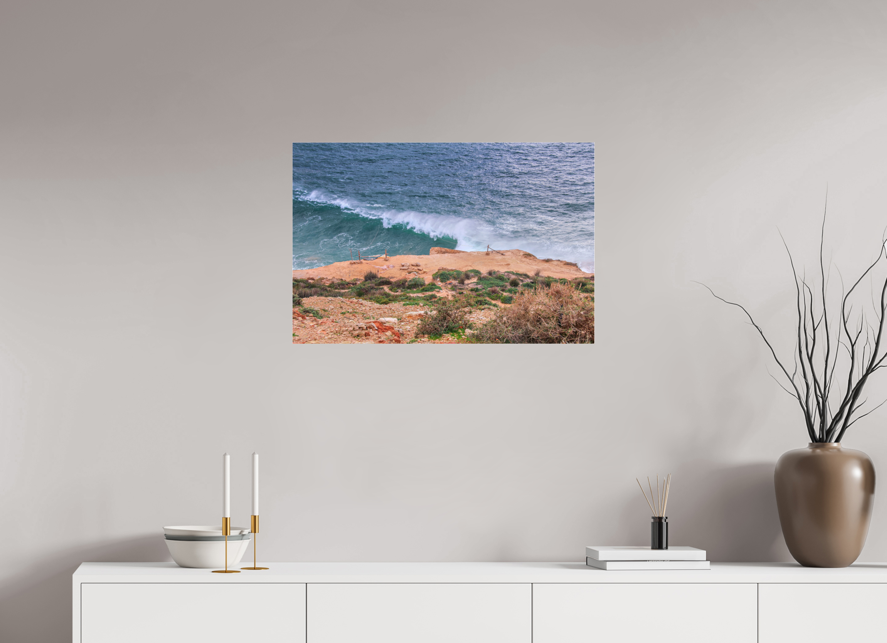 75 x 50 cm, Photo Print Under Acrylic Glass À la Lisière des Abîmes