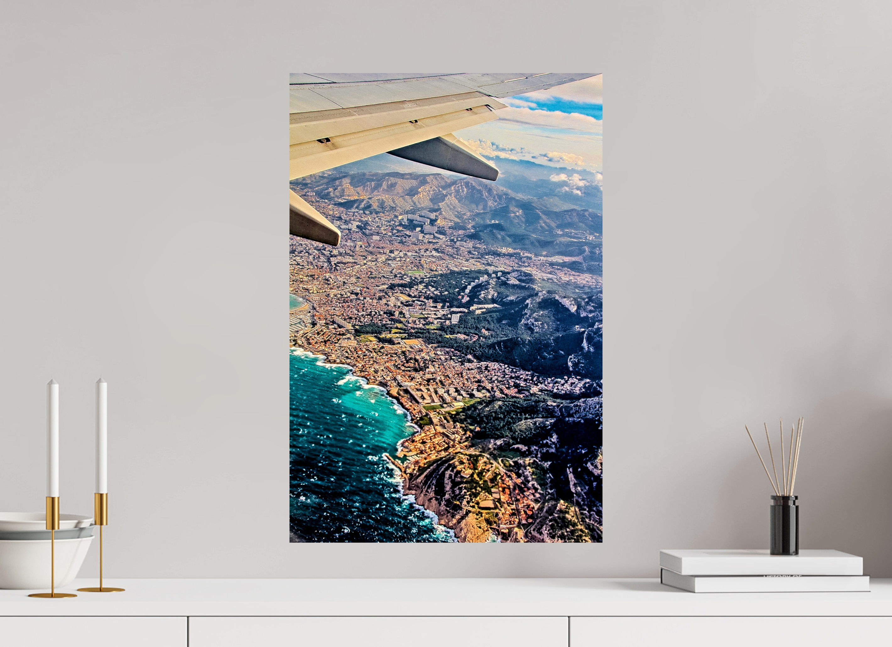 40 x 60 cm, Photo Print On Fuji Crystal DP II Échos des Côtes de Marseille