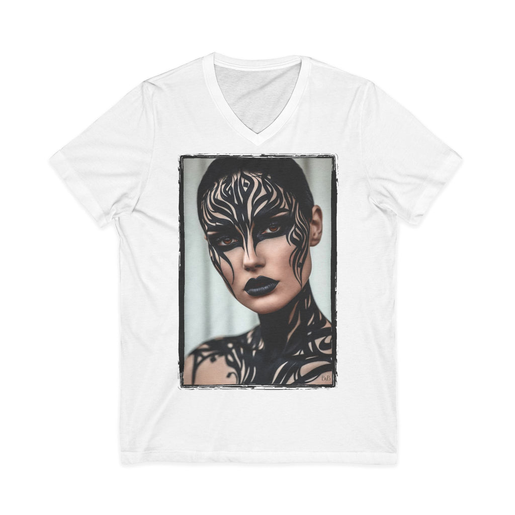 Brûlée de Signes — T-Shirt Col V | Bybadr