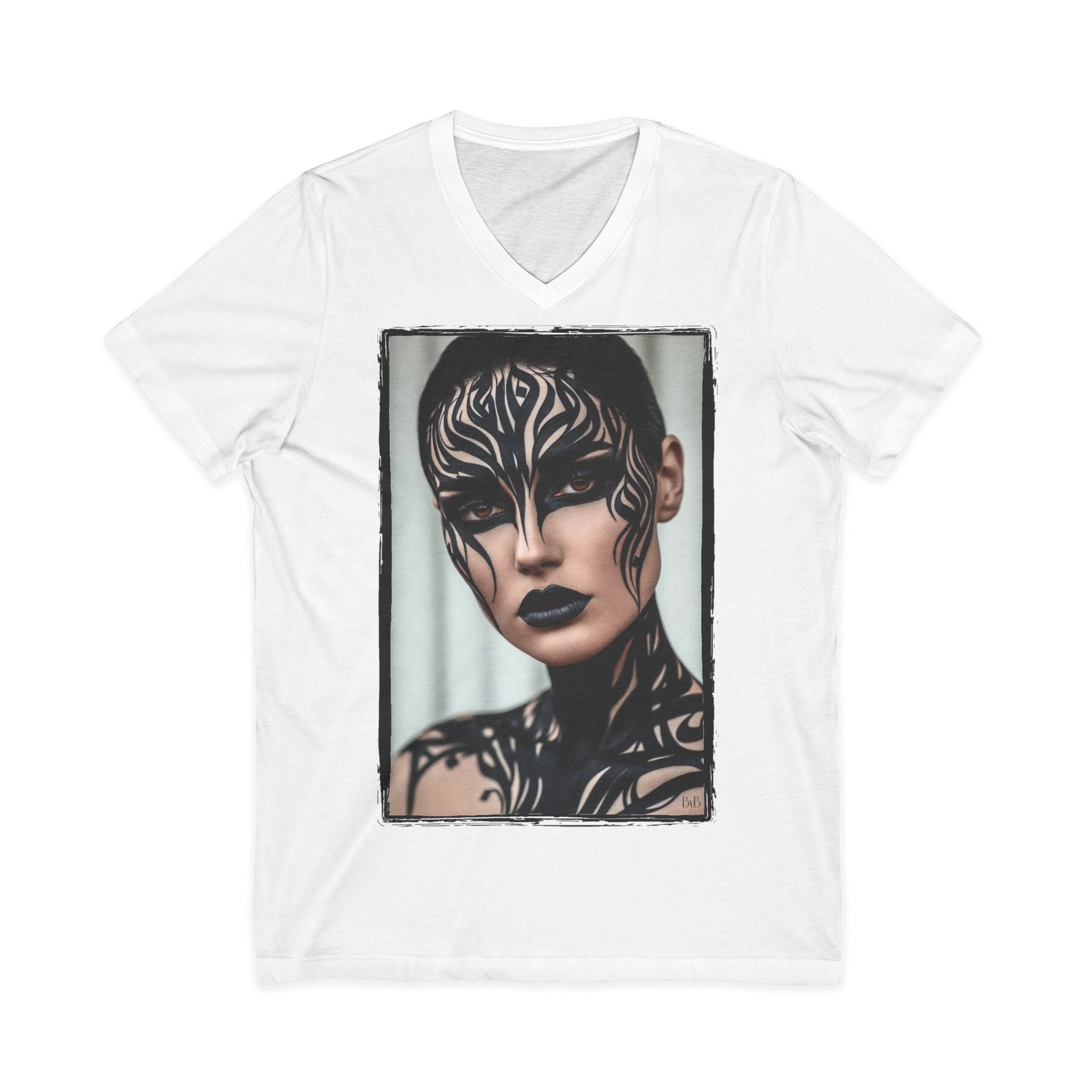 Brûlée de Signes — T-Shirt Col V | Bybadr