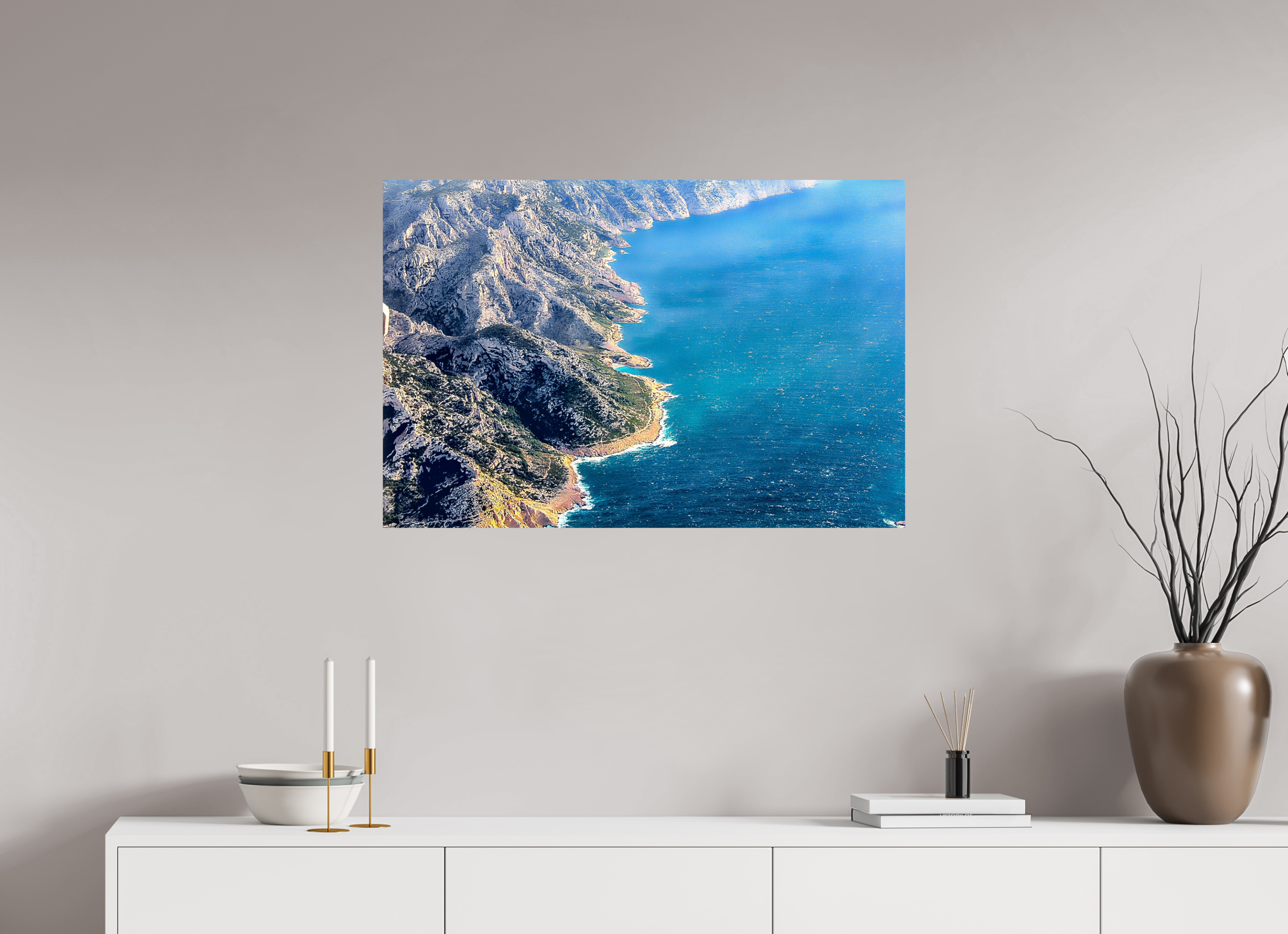 90 x 60 cm, Photo Print On Fuji Crystal DP II Marseille, Harmonie des Saisons