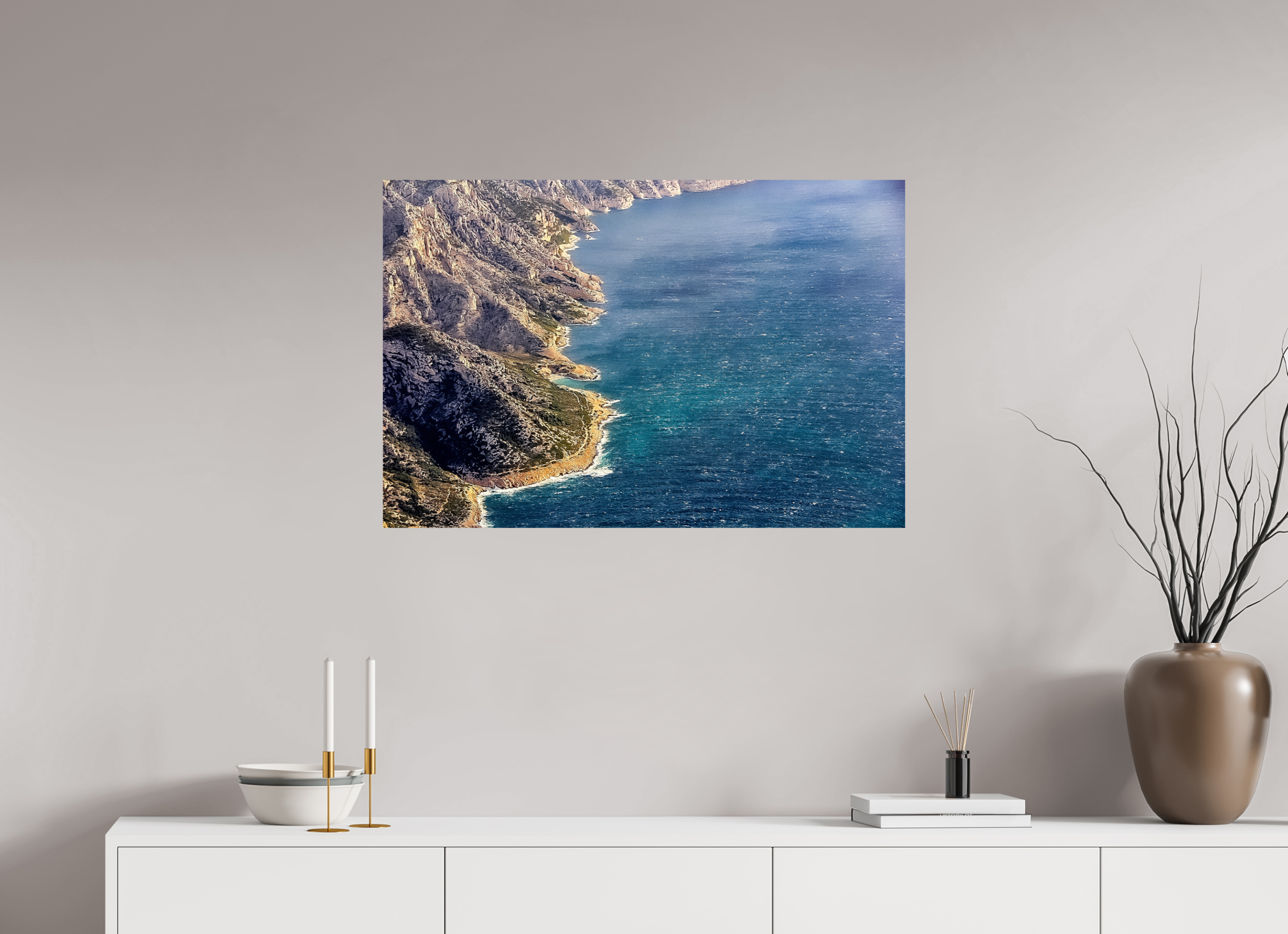 90 x 60 cm, Photo Print On Fuji Crystal DP II Éclats de Marseille