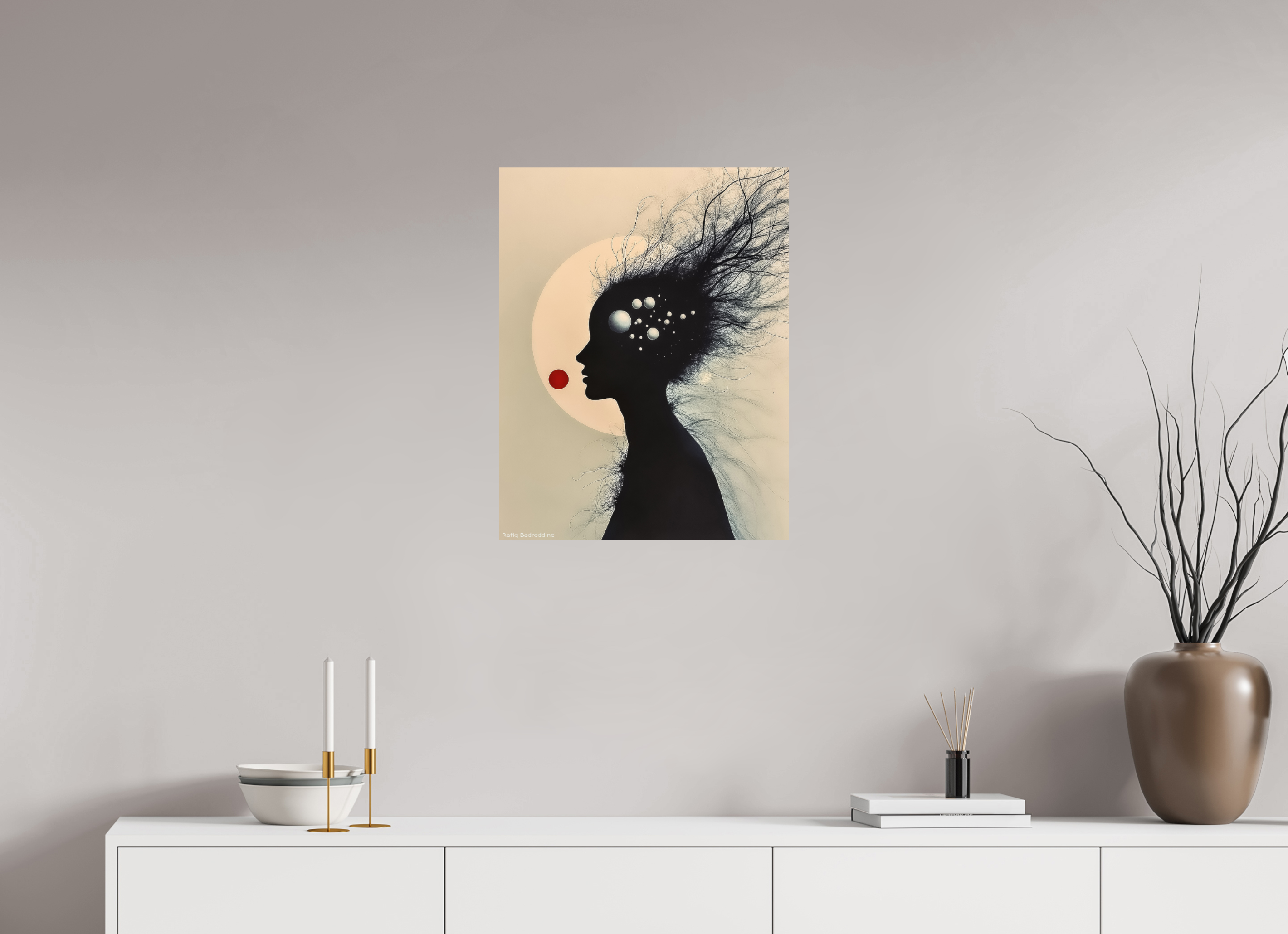 50 x 64,3 cm, Photo Print On Fuji Crystal DP II Éclipse Intérieure