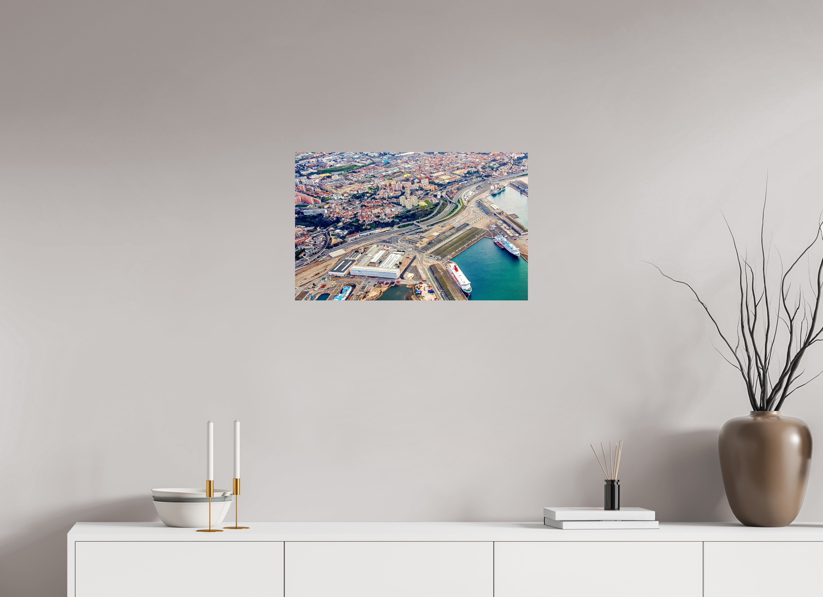 62,8 x 40 cm, Photo Print On Fuji Crystal DP II Marseille, Reflets de Vie et de Passion