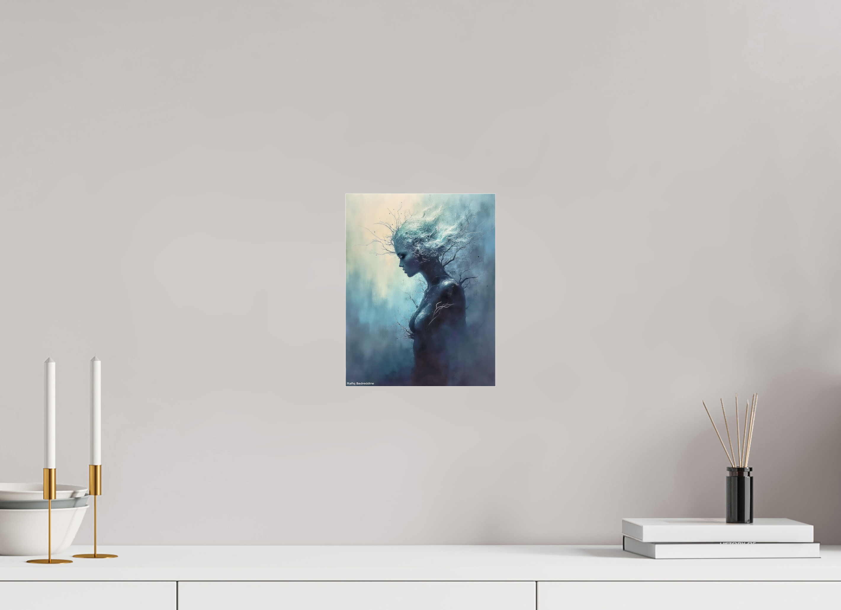 20 x 25,7 cm, Photo Print Under Acrylic Glass La Muse des Nuits Azurées