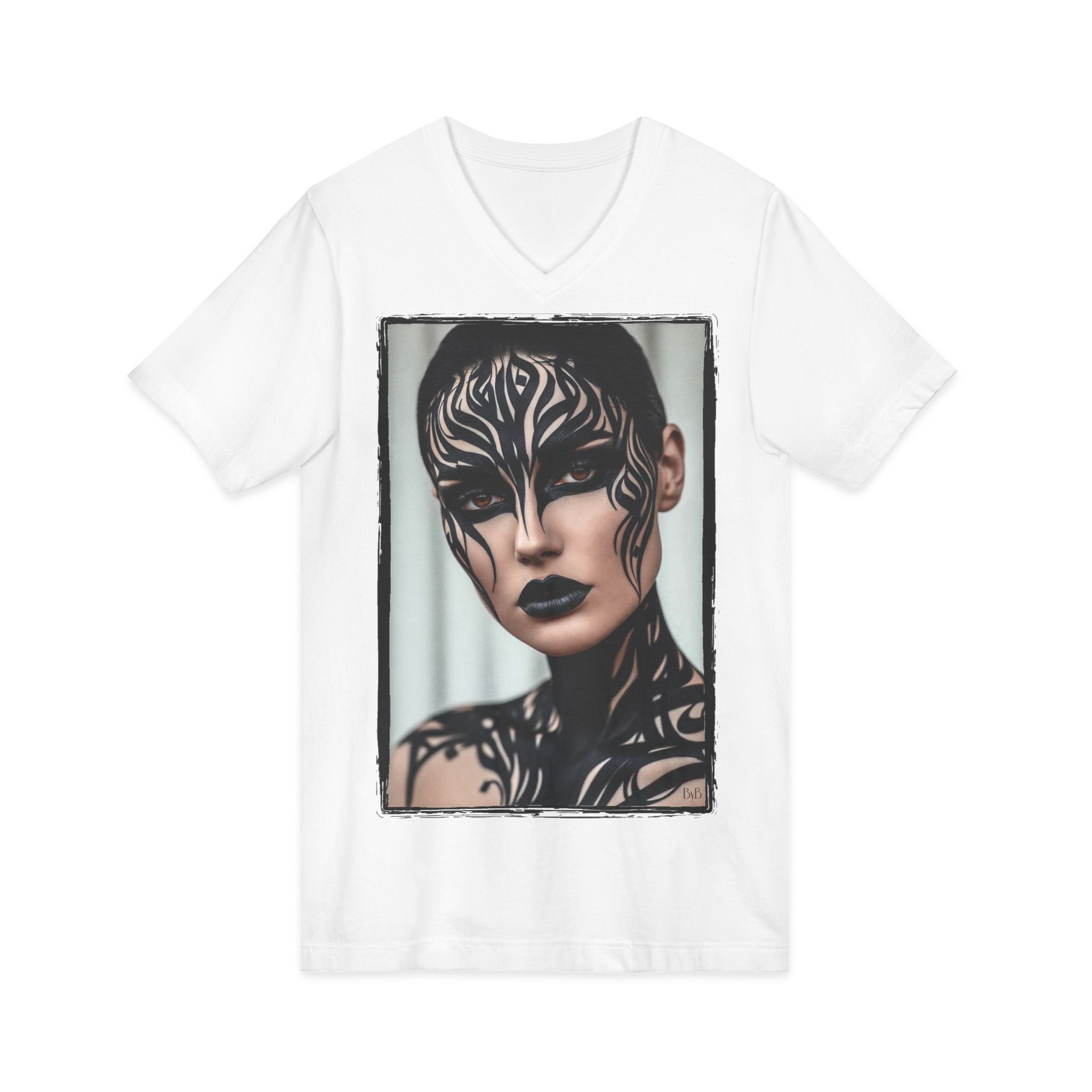 Brûlée de Signes — T-Shirt Col V | Bybadr