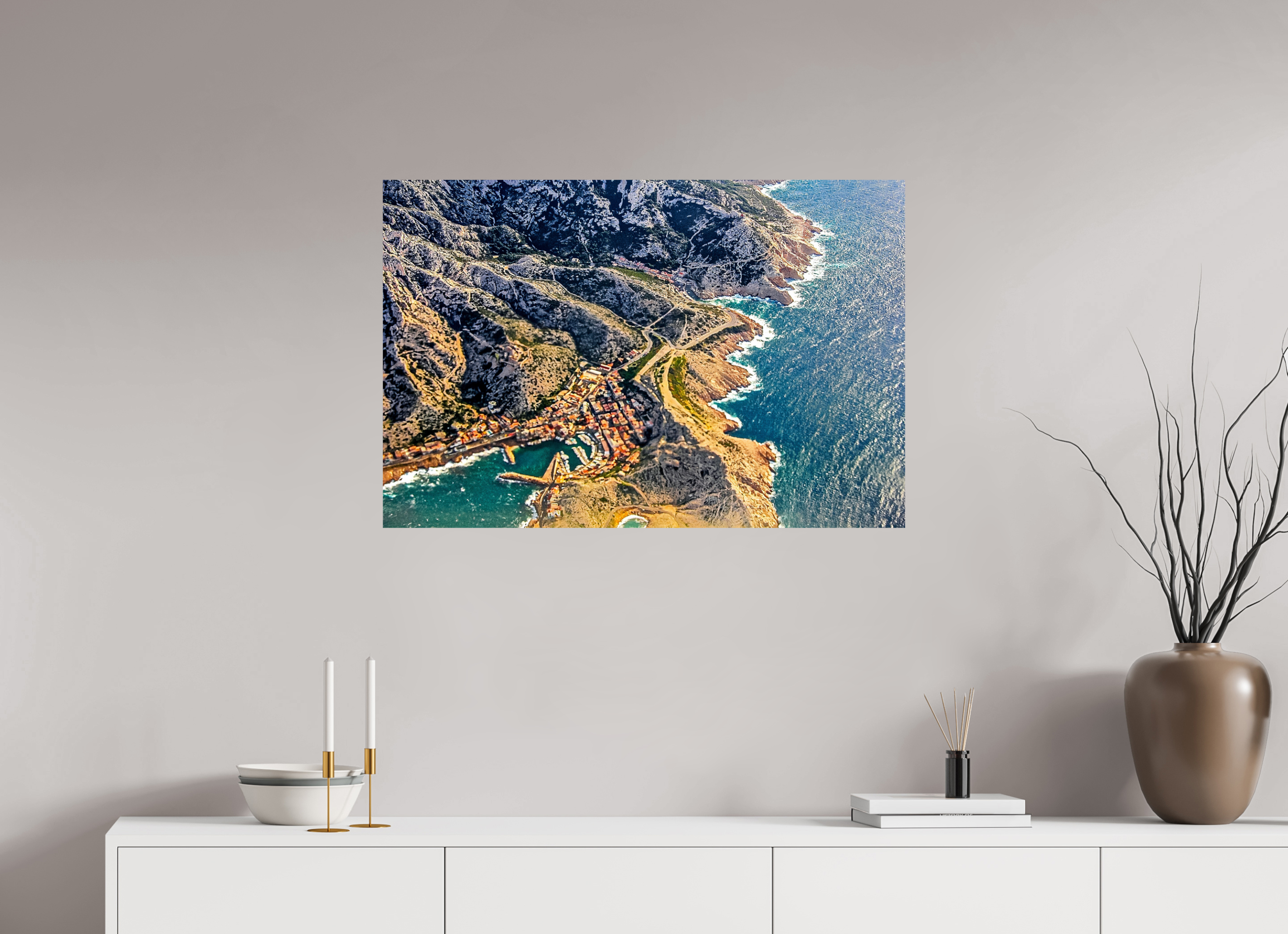 90 x 60 cm, Photo Print On Fuji Crystal DP II Mélodie des Côtes de Marseille