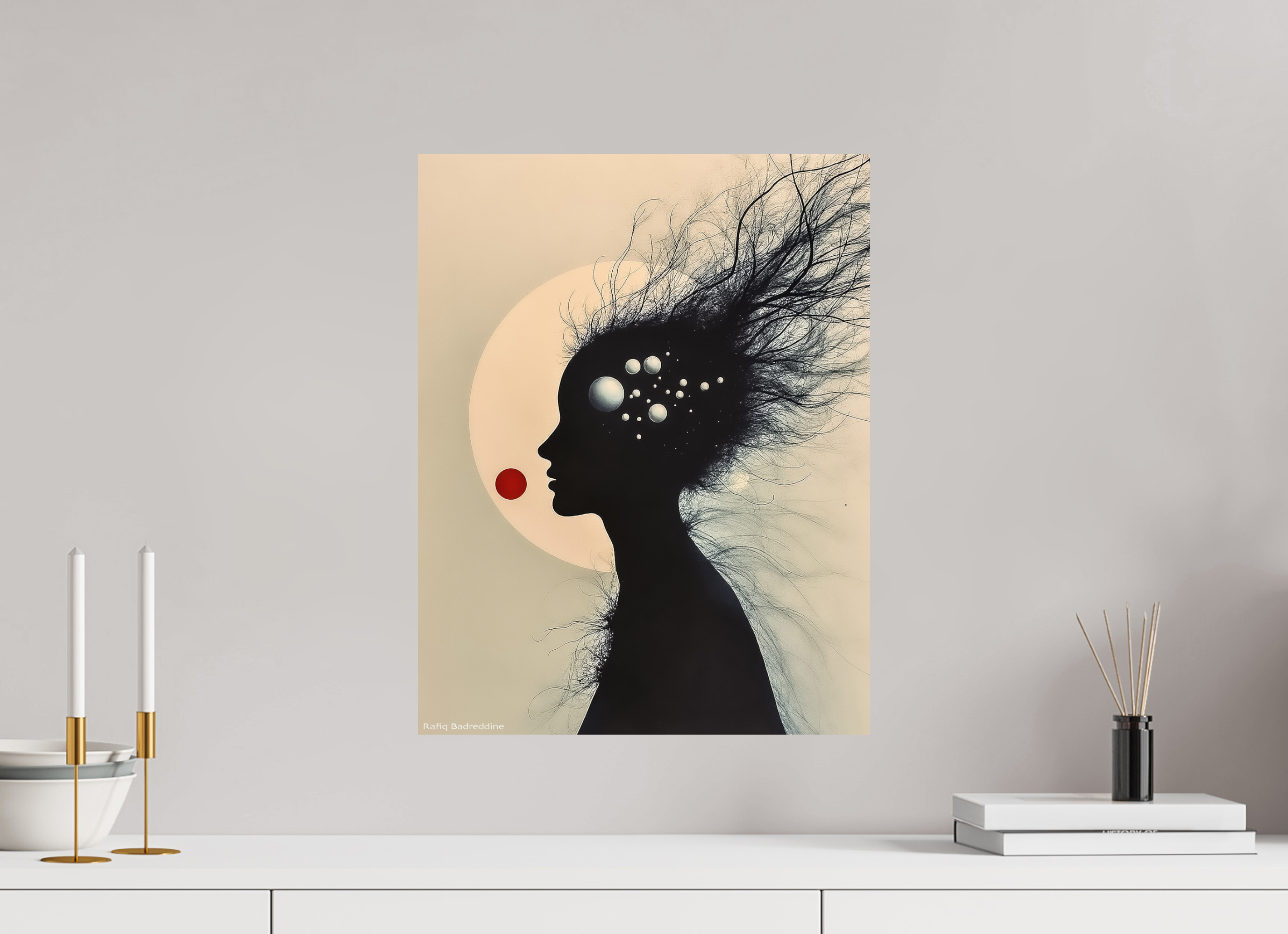 40 x 51,4 cm, Photo Print On Fuji Crystal DP II Éclipse Intérieure