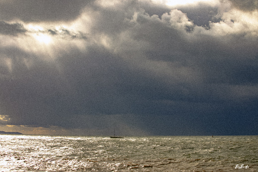 Seul sur la Manche