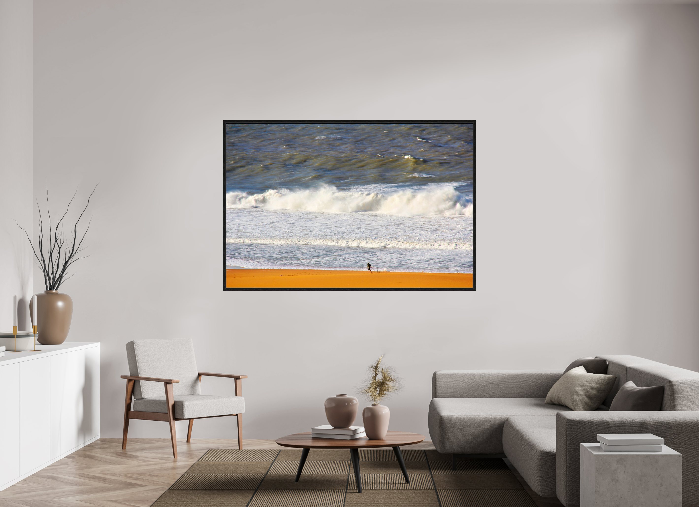 180 x 120 cm, Floater Frame Danse des Éléments