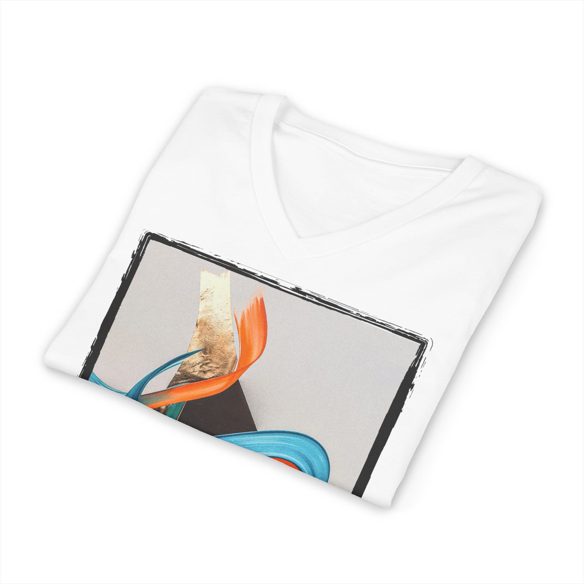 Danse de l'Encre — T-Shirt Col V Unisex | Bybadr