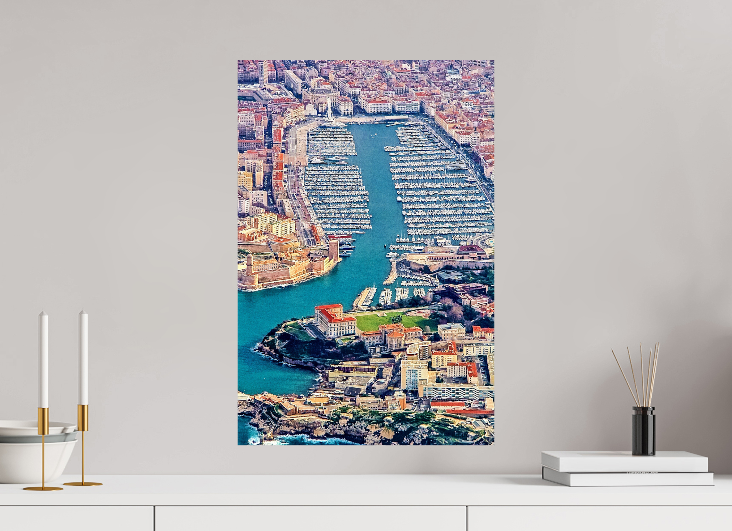 40 x 60 cm, Photo Print On Fuji Crystal DP II Marseille, Écho des Ombres et des Lumières