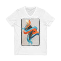 Danse de l'Encre — T-Shirt Col V Unisex | Bybadr