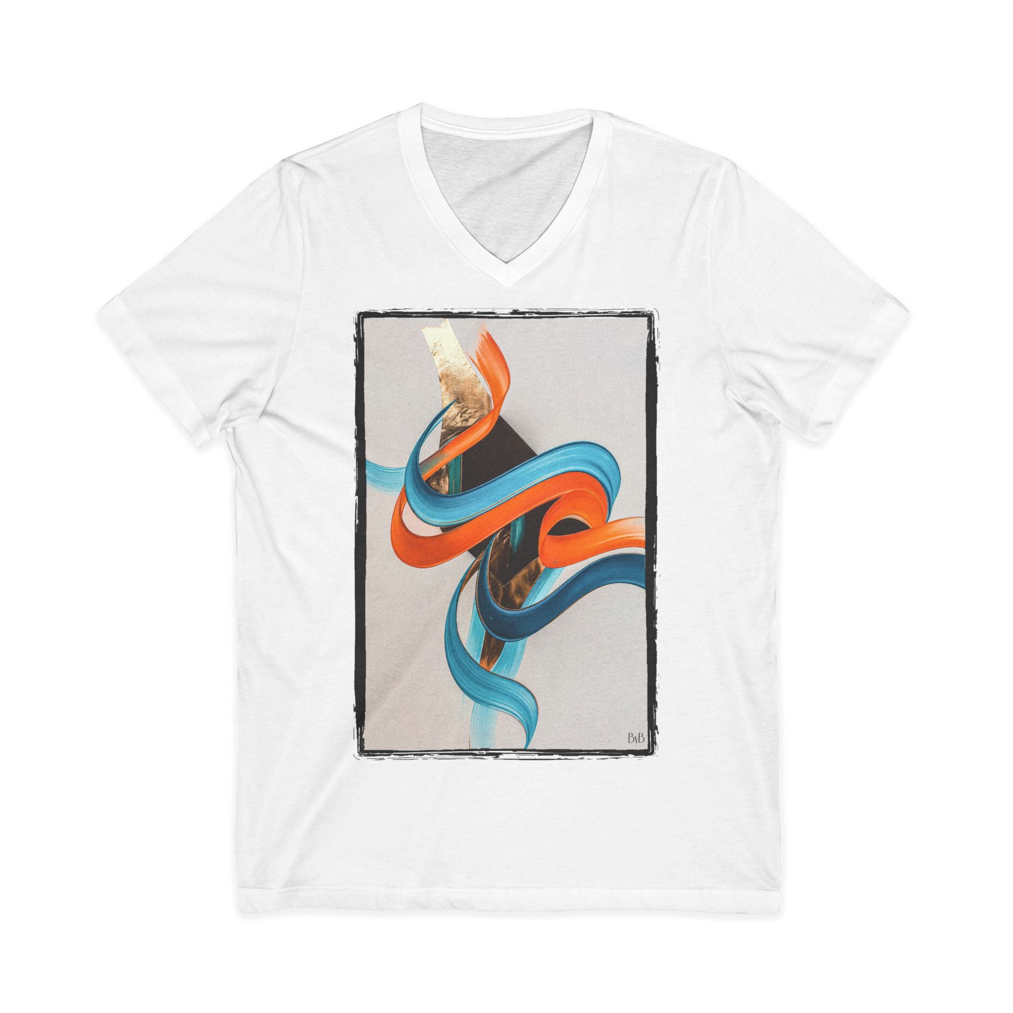 Danse de l'Encre — T-Shirt Col V Unisex | Bybadr