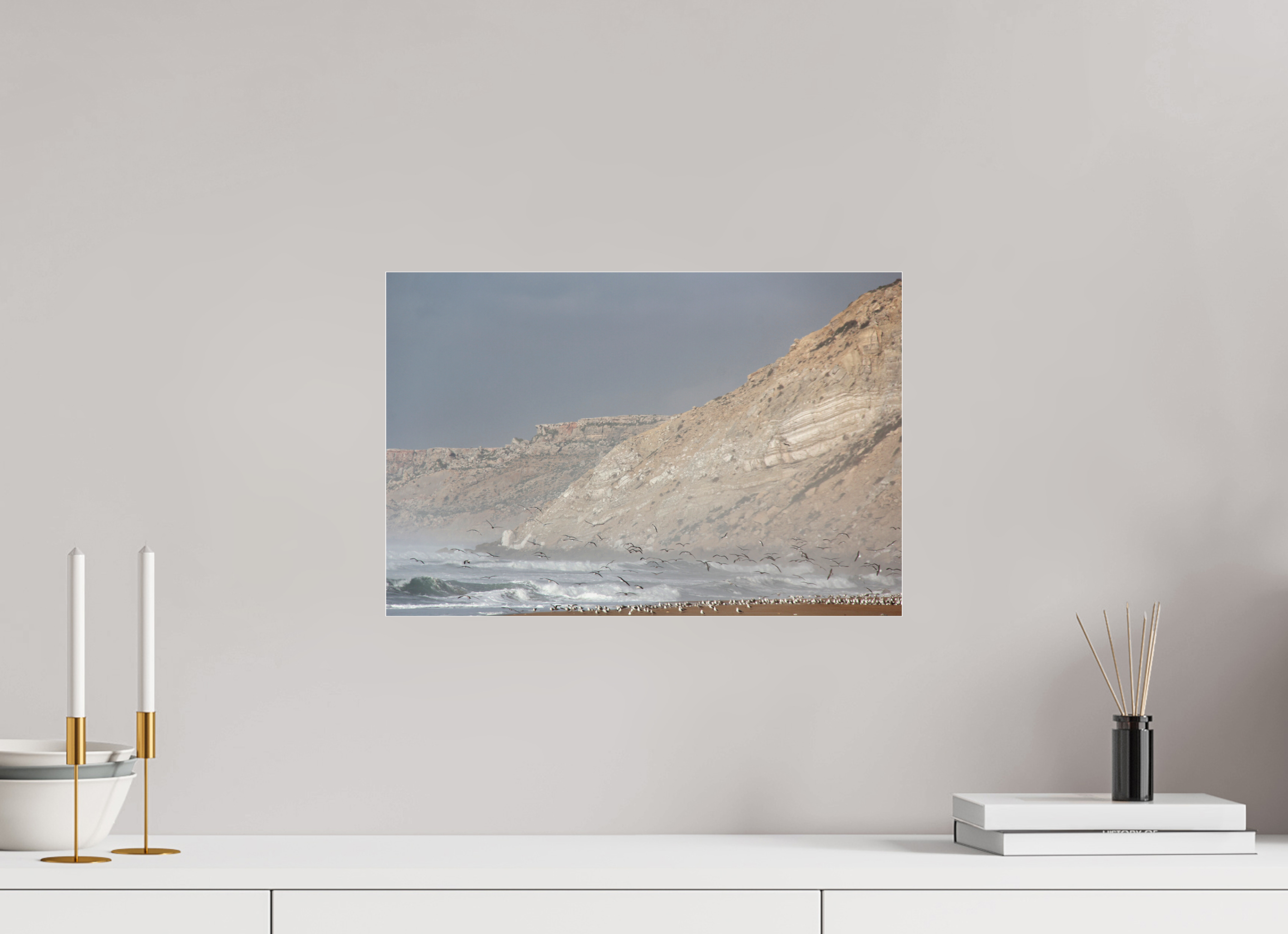 45 x 30 cm, Photo Print Under Acrylic Glass Échos de l'Océan