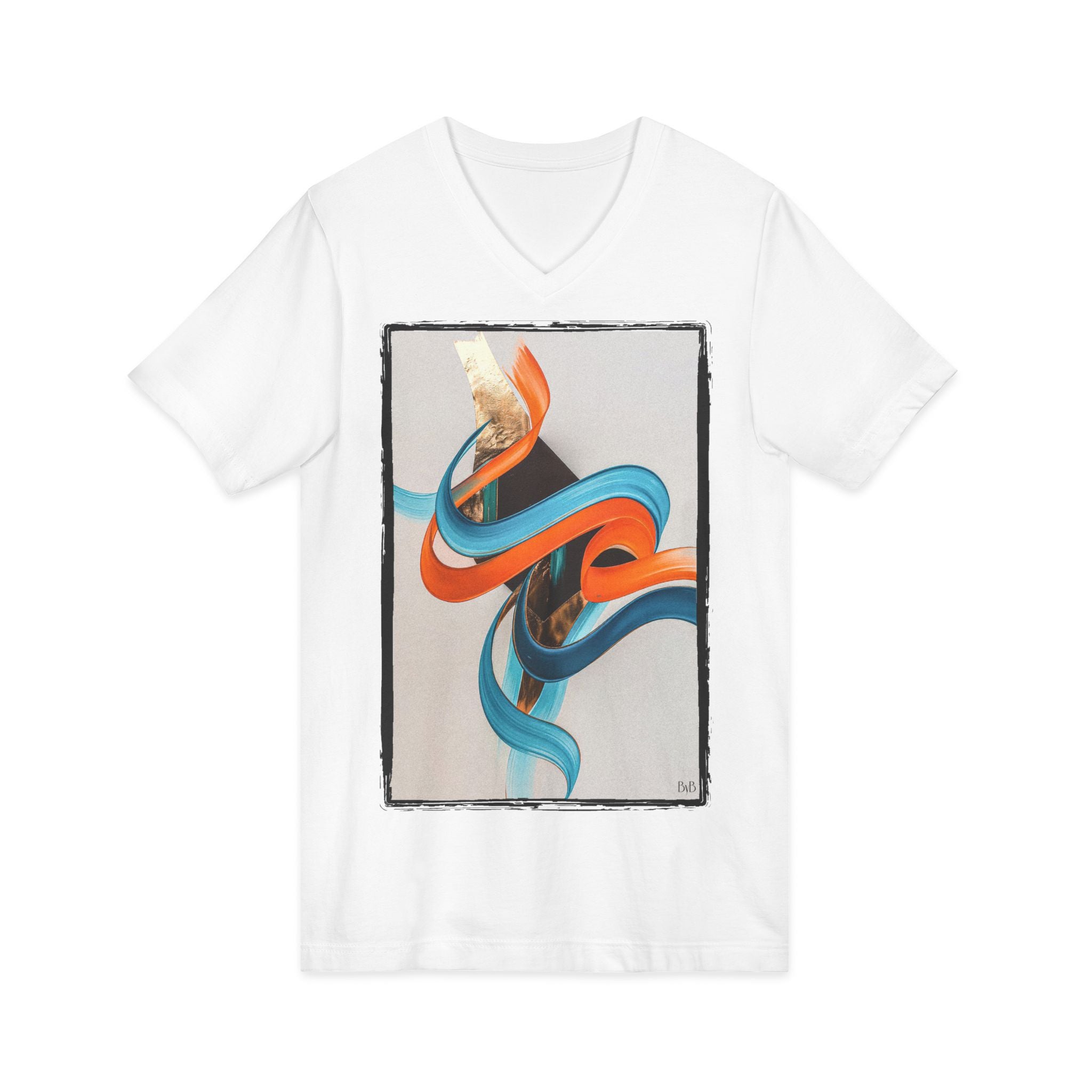 Danse de l'Encre — T-Shirt Col V Unisex | Bybadr