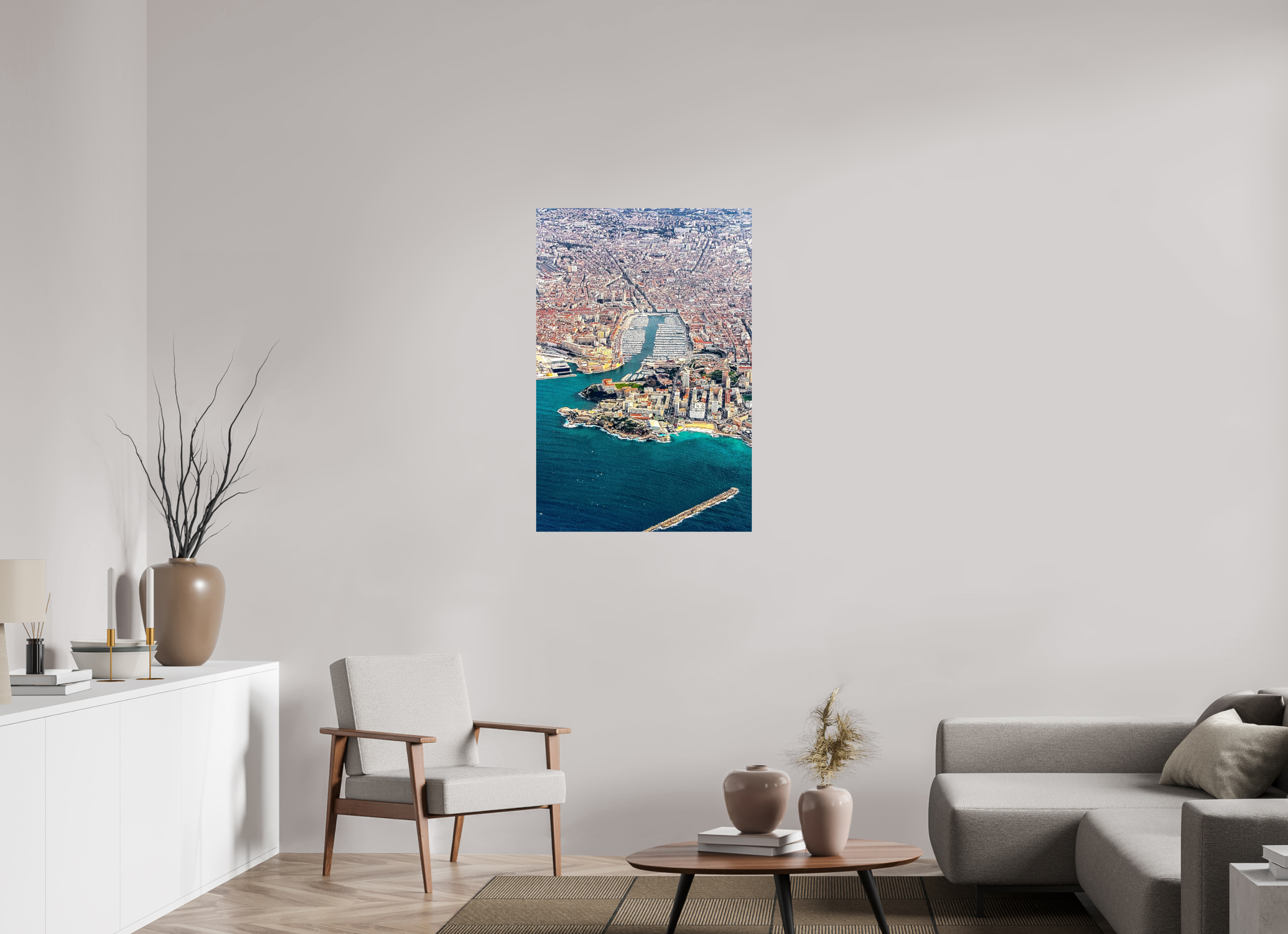 70 x 105 cm, Photo Print On Fuji Crystal DP II Marseille, Cité des Flots