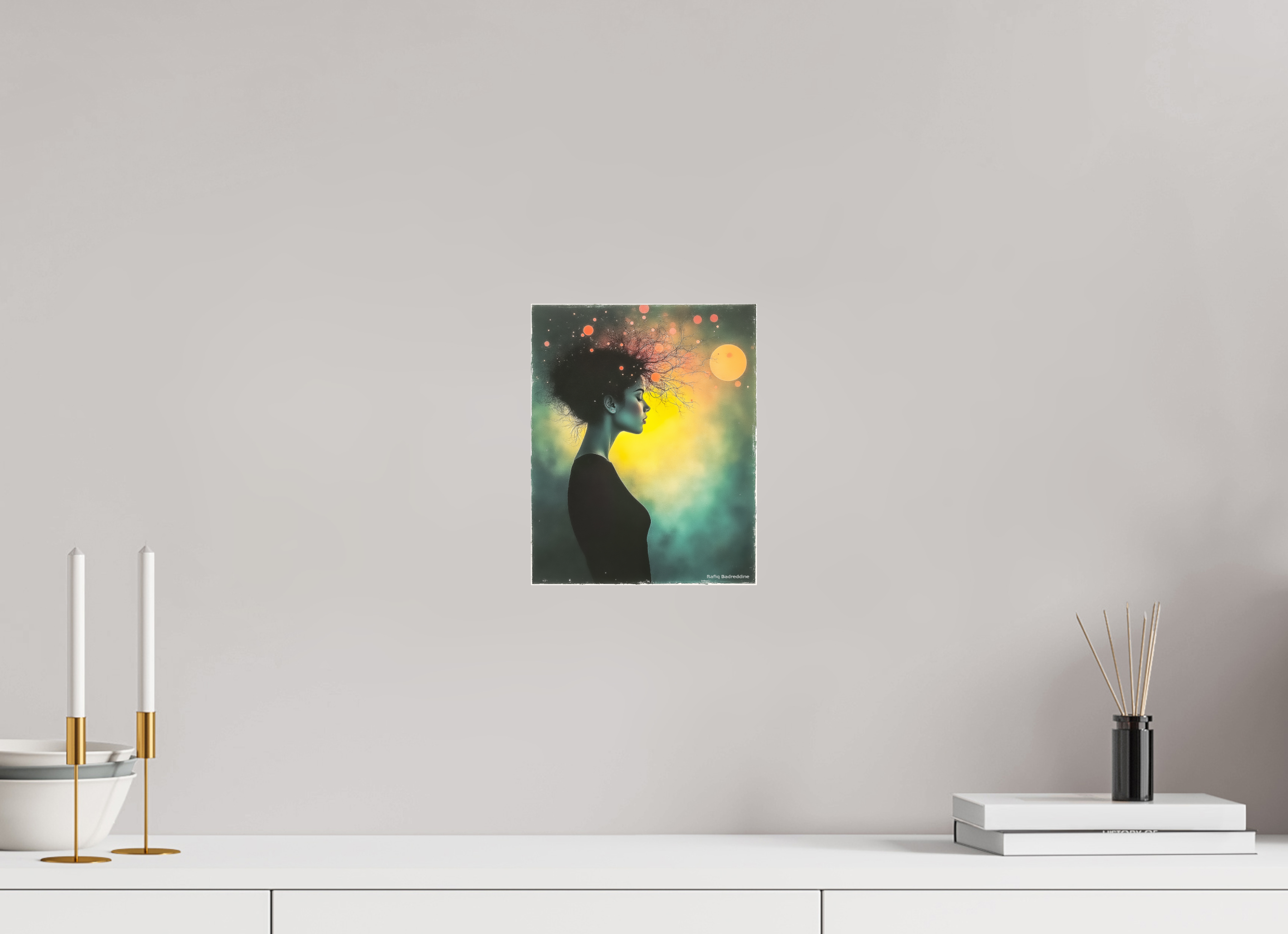 20 x 24,9 cm, Photo Print On Fuji Crystal DP II La Porteuse d’Astres