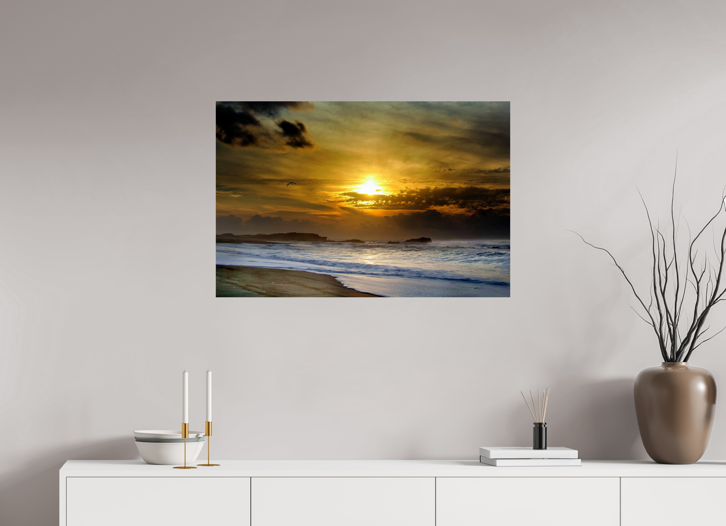 90 x 60 cm, Photo Print On Fuji Crystal DP II Douceur Crépusculaire à Walidiya