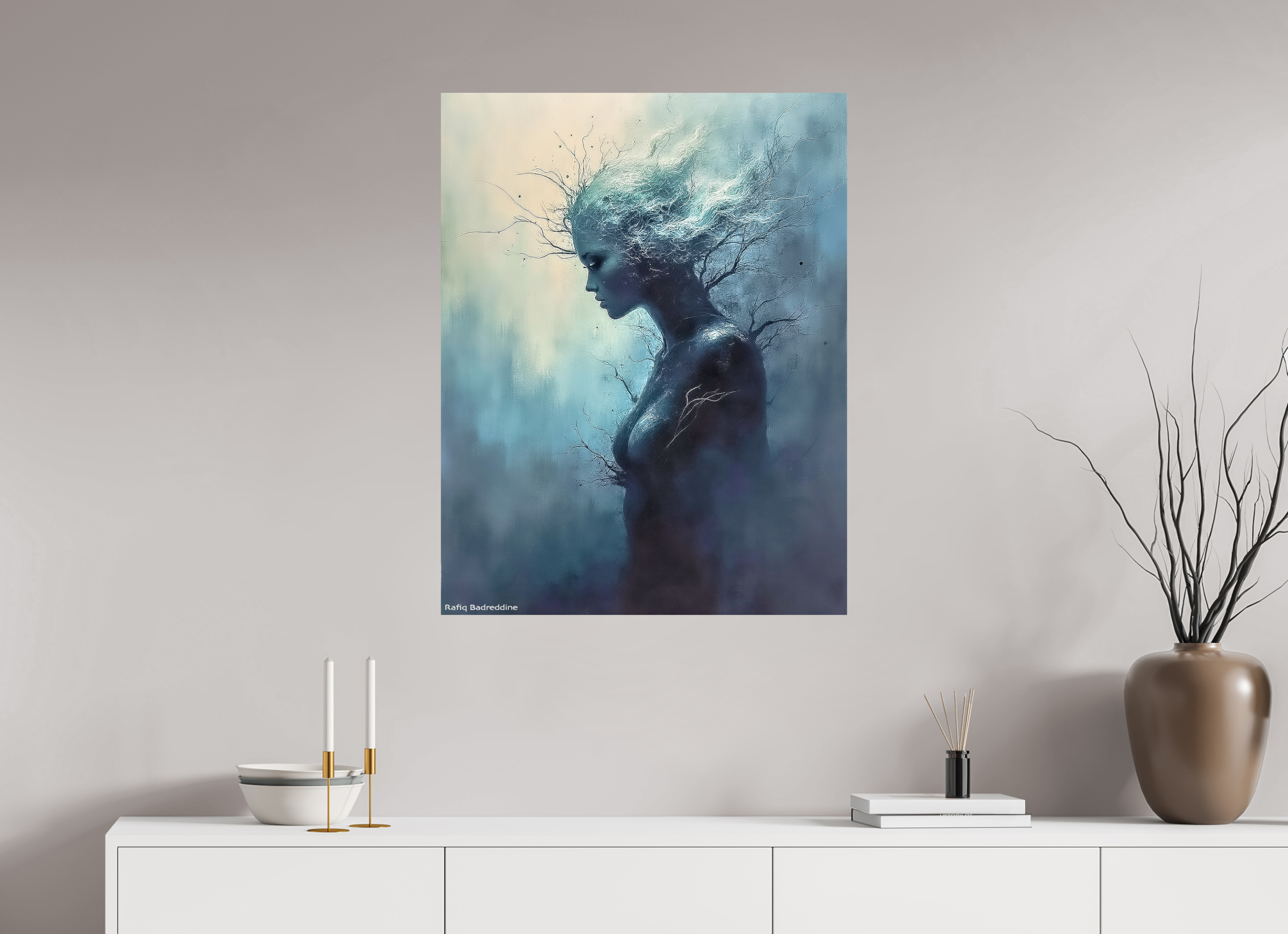 70 x 90 cm, Photo Print On Fuji Crystal DP II La Muse des Nuits Azurées