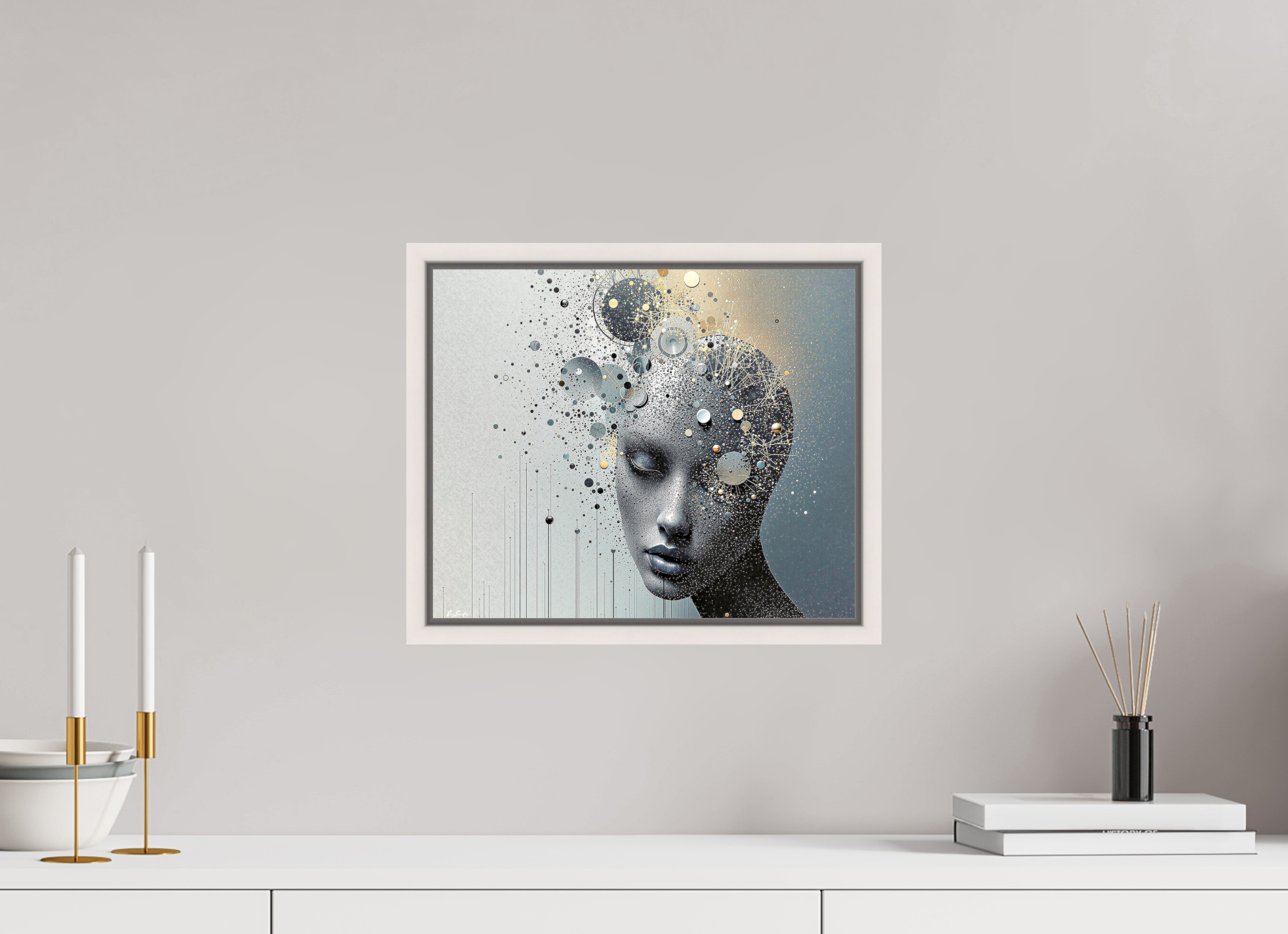 36,3 x 30 cm, Caisse américaine Éclat Intérieur