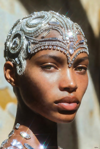 Souveraine Étoilée — Fine Art Numérique | Bybadr