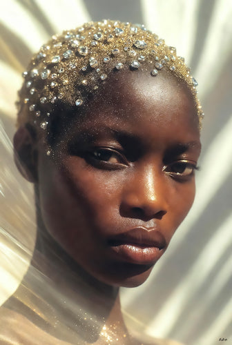 Éclat Doré — Fine Art Numérique | Bybadr