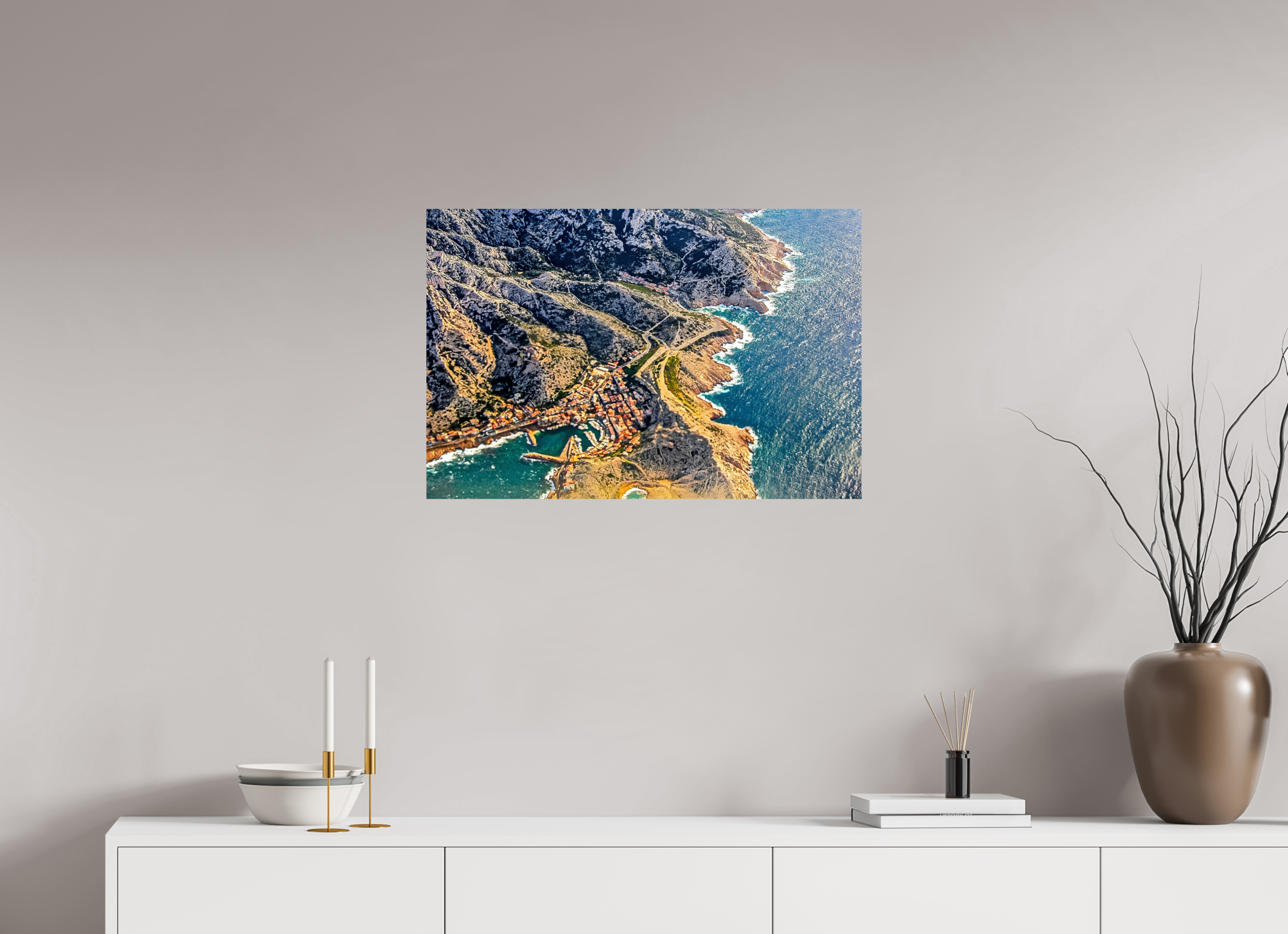 75 x 50 cm, Photo Print On Fuji Crystal DP II Mélodie des Côtes de Marseille