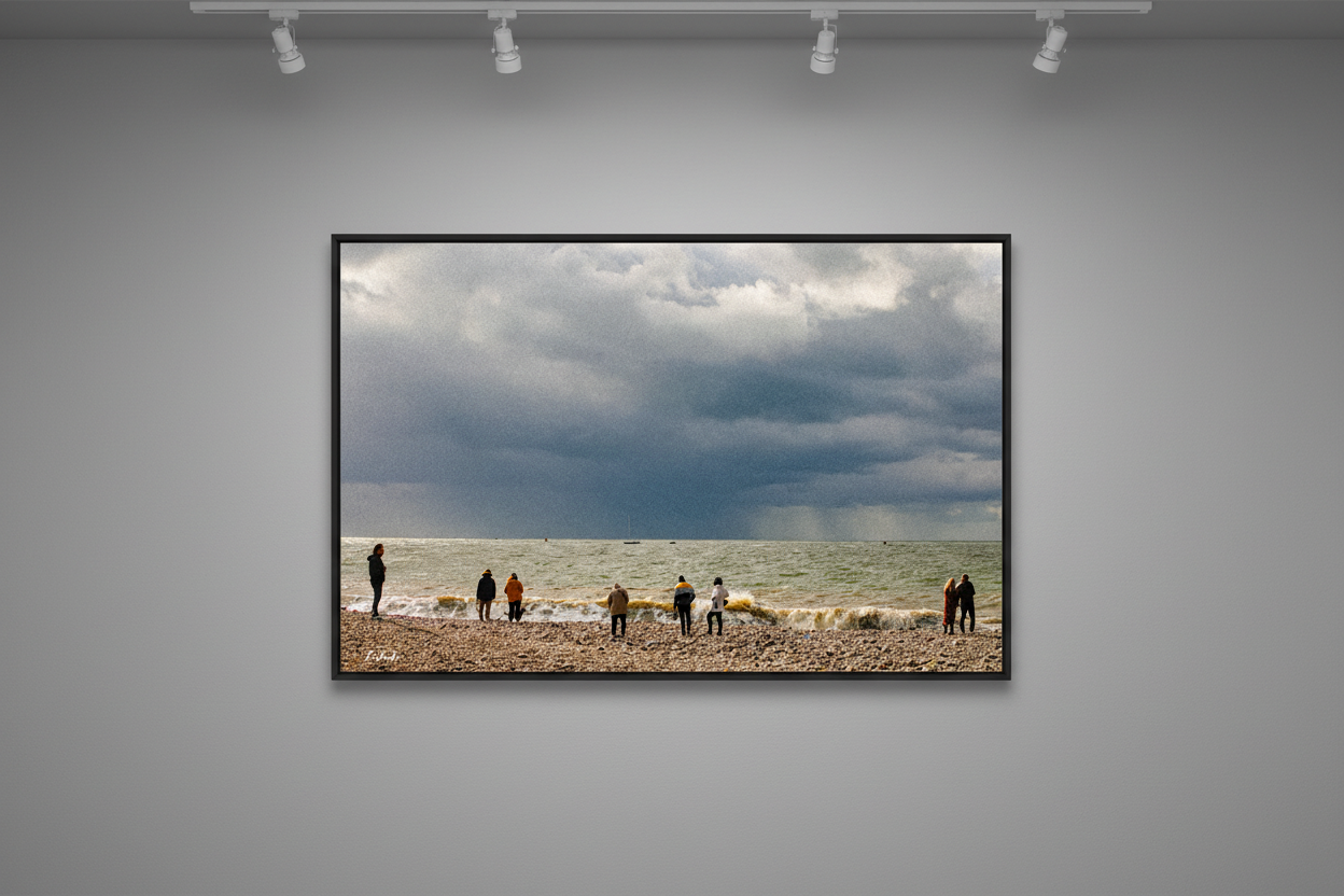 Avant l'Orage — photographie Fine Art encadrée en situation | Bybadr