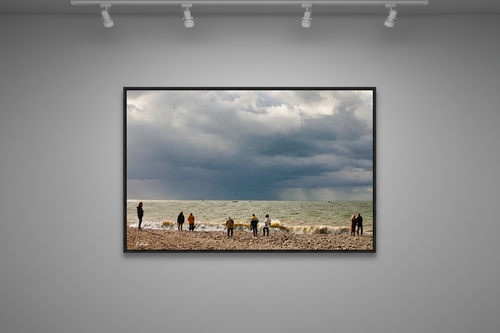 Avant l'Orage — photographie Fine Art encadrée en situation | Bybadr