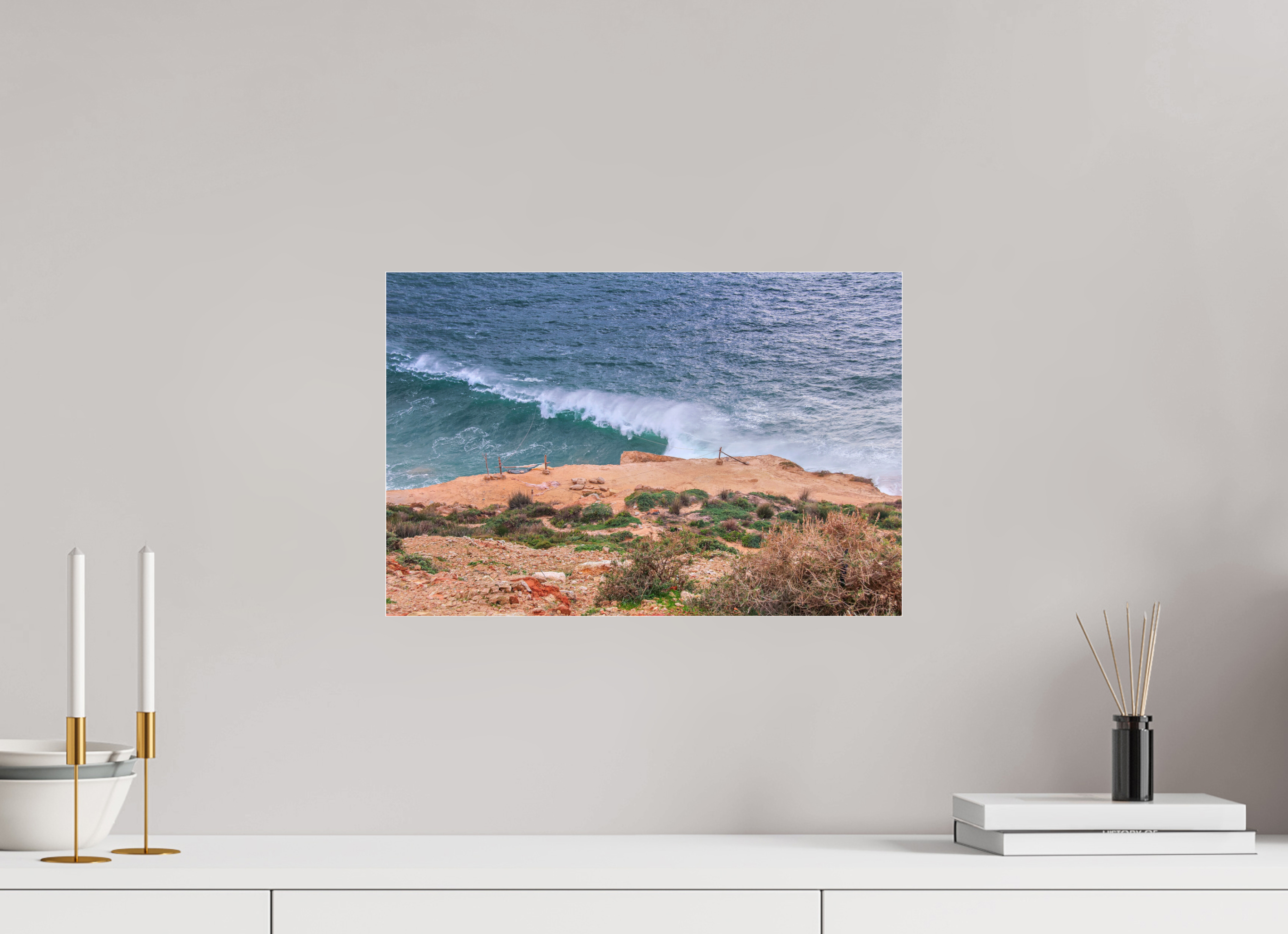 45 x 30 cm, Photo Print Under Acrylic Glass À la Lisière des Abîmes