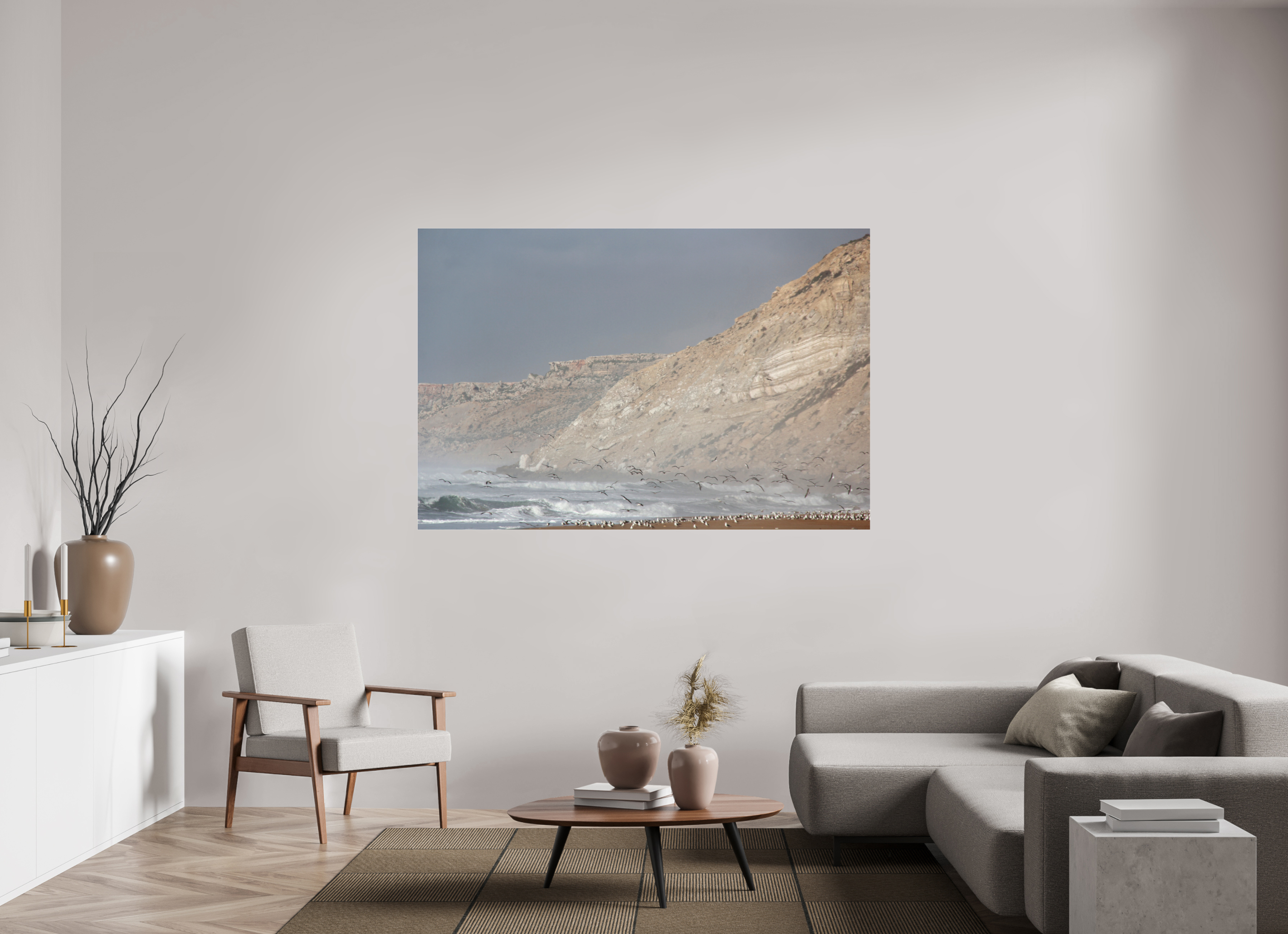 180 x 120 cm, Photo Print Under Acrylic Glass Échos de l'Océan