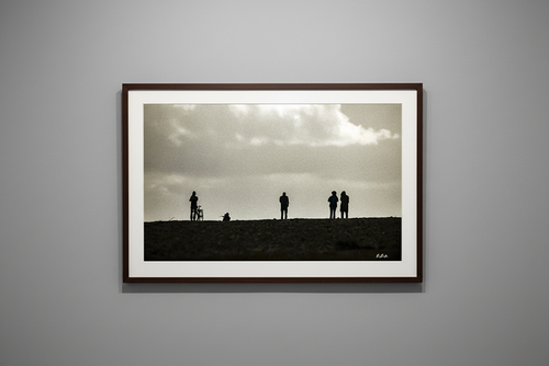 Chacun sa Mer — photographie Fine Art encadrée en situation | Bybadr