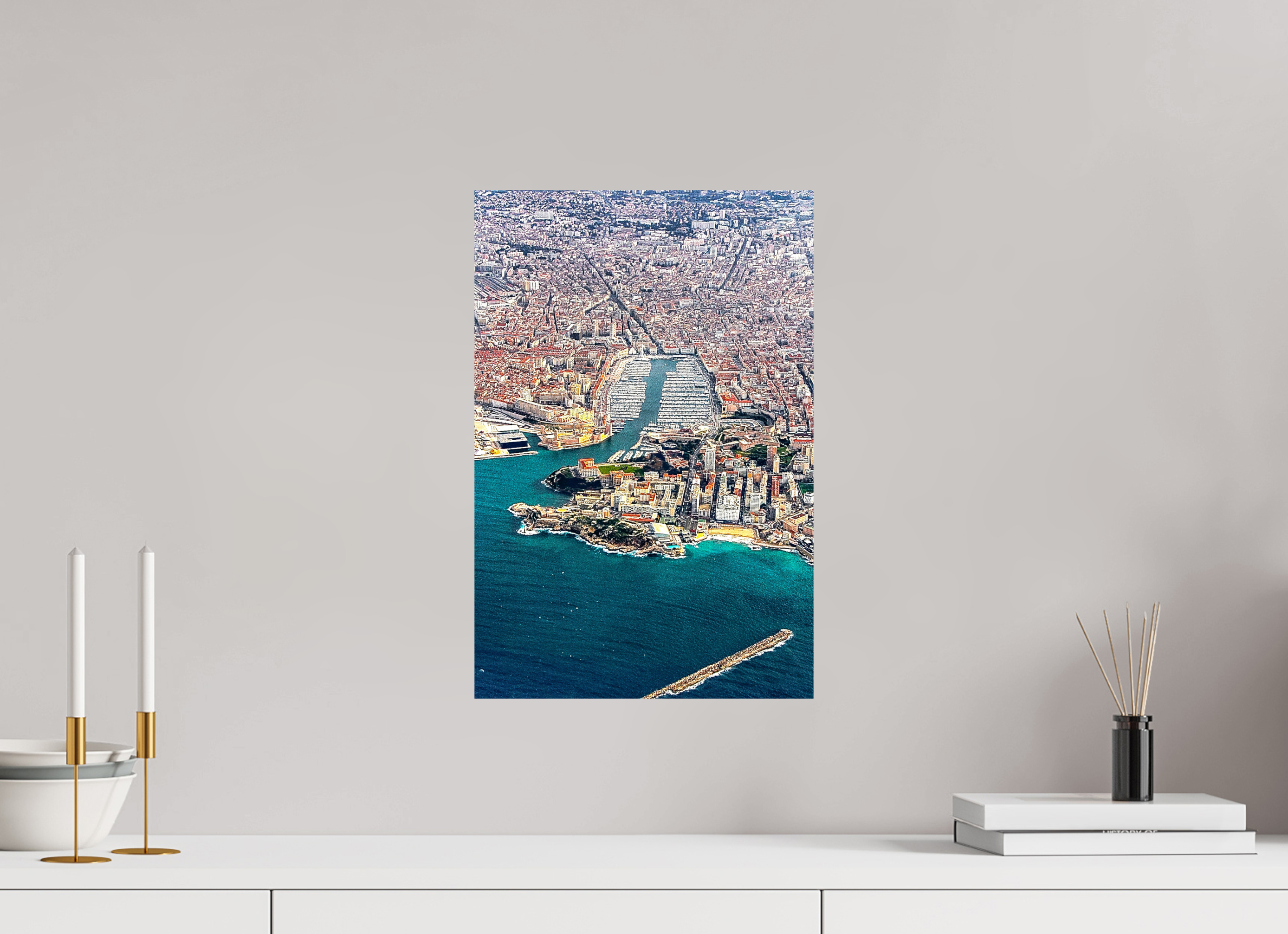 30 x 45 cm, Photo Print On Fuji Crystal DP II Marseille, Cité des Flots