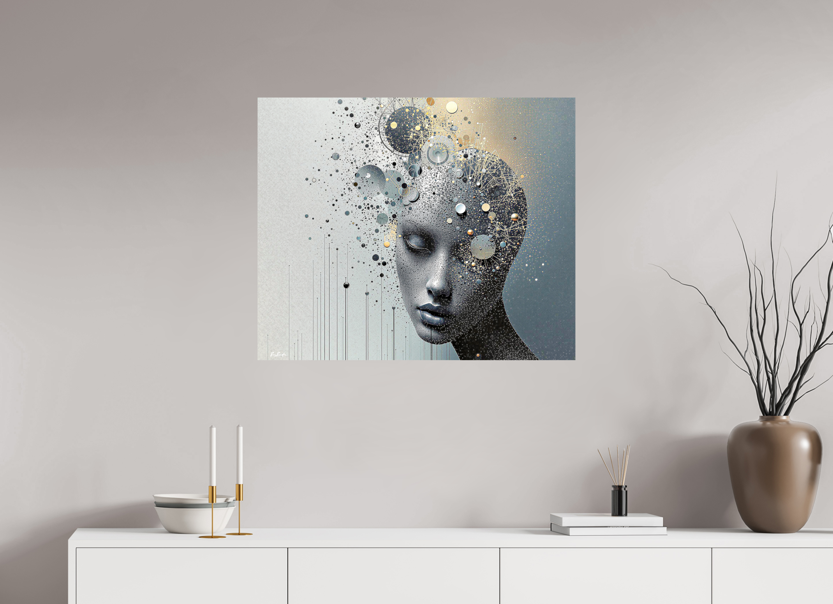 84,7 x 70 cm, Photo Print On Fuji Crystal DP II Éclat Intérieur