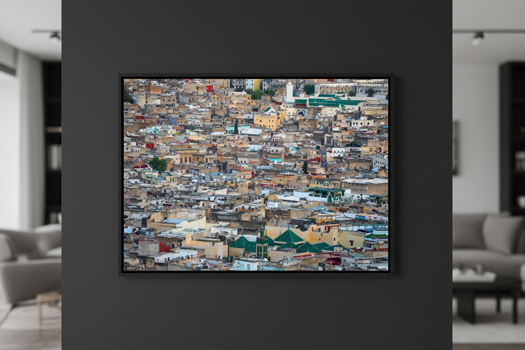 Mockup mur noir — Les Coupoles Sacrées