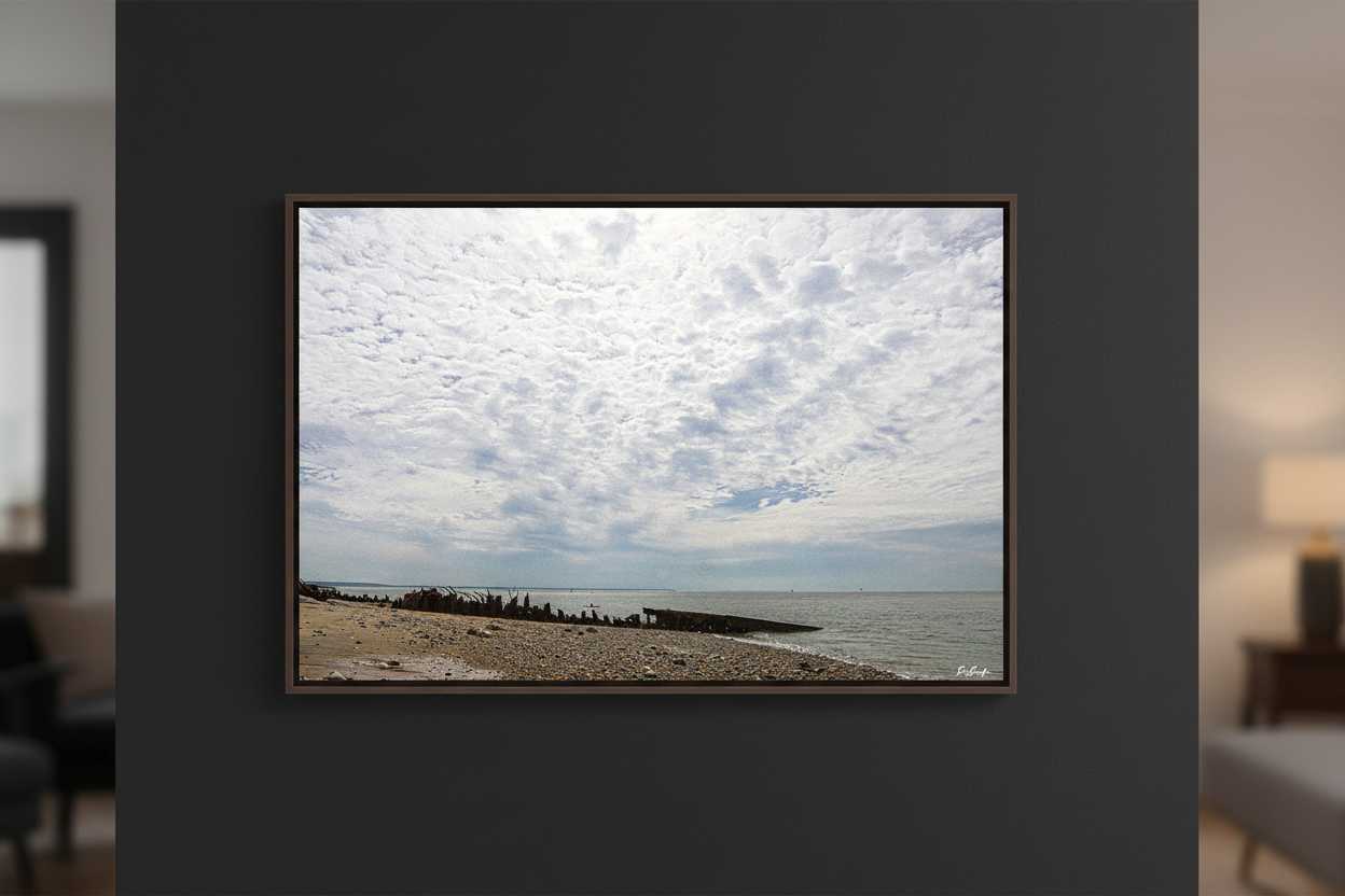 Sous le Grand Ciel de la Manche — Mur noir