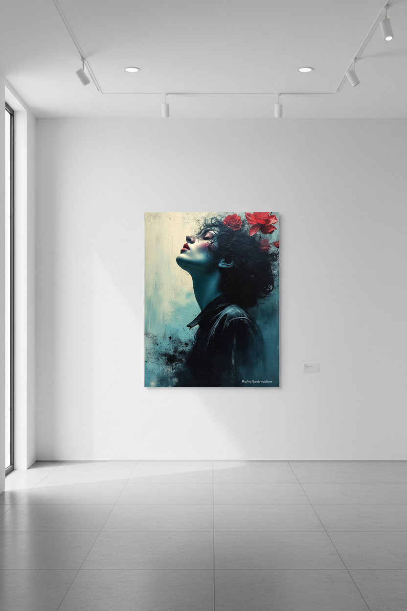 Floraison Nocturne - Fine Art sur Alu Dibond