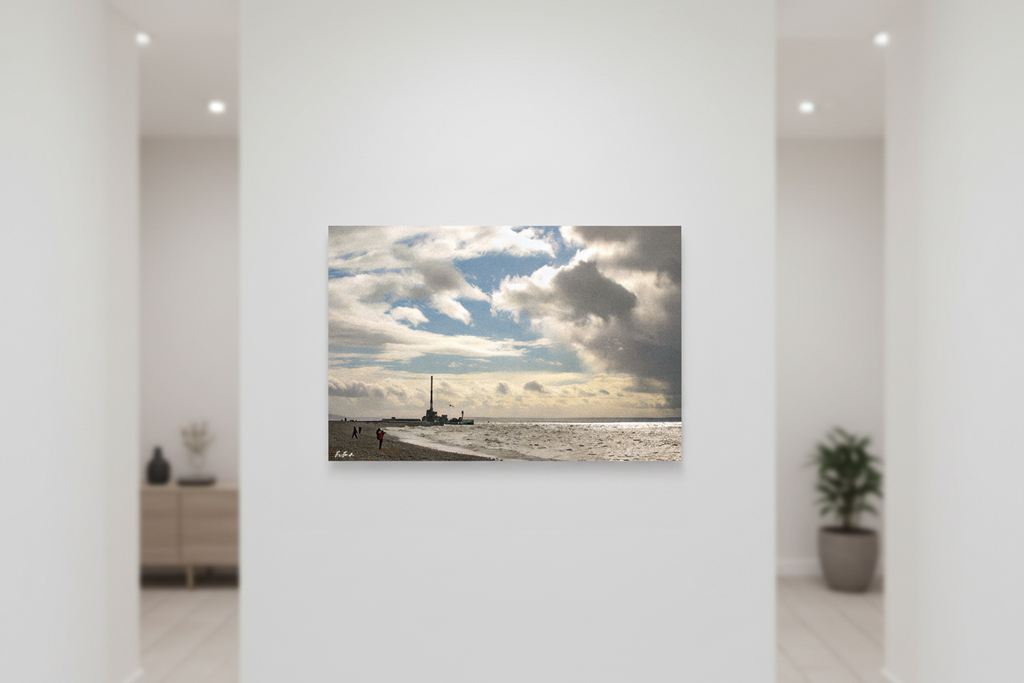 La Lumière Revient — Mockup mur blanc